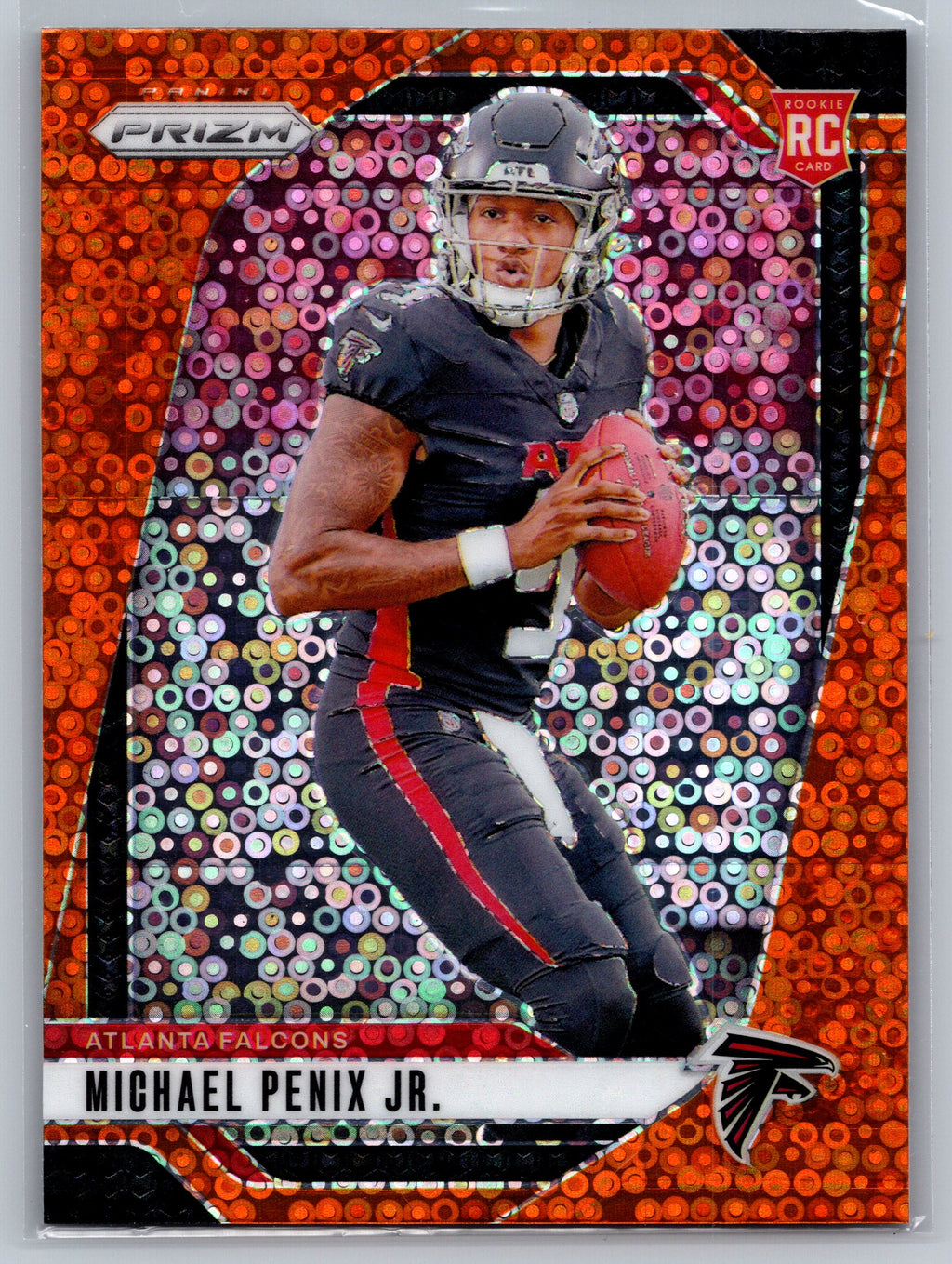 2024 Panini Prizm Michael Penix Jr. Disco Rookie Card #378