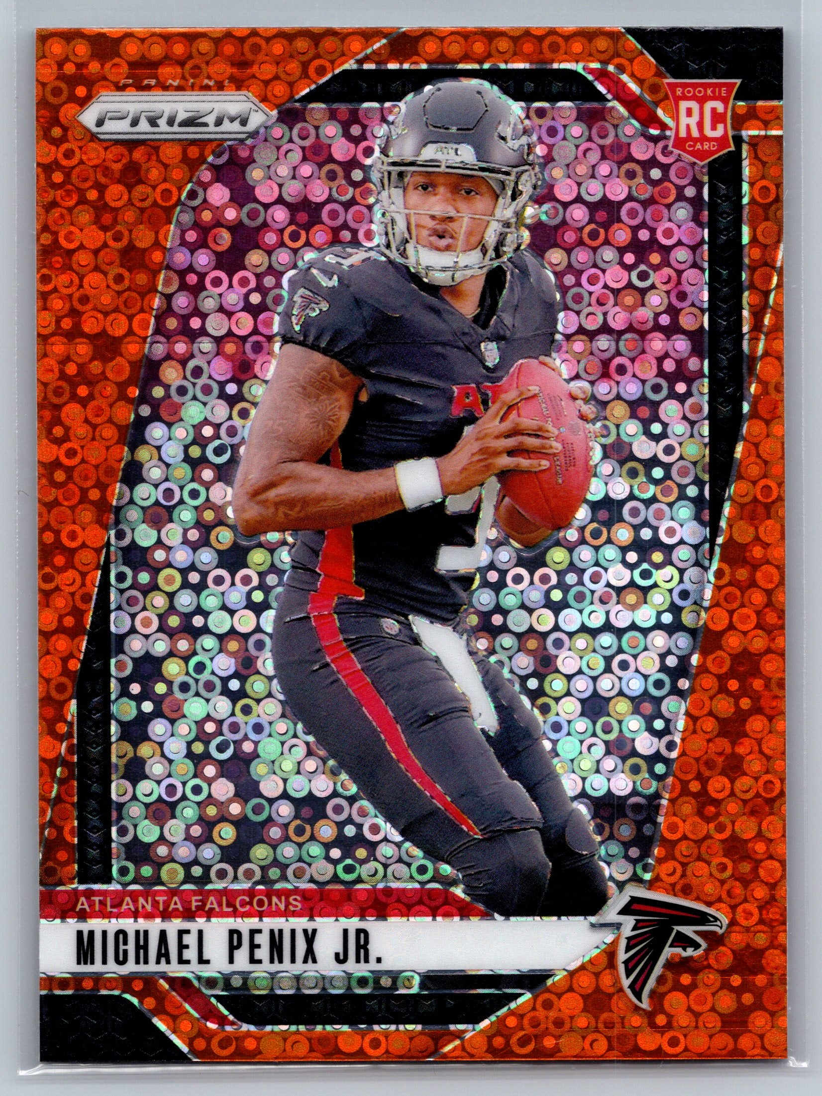2024 Panini Prizm Michael Penix Jr. Disco Rookie Card #378