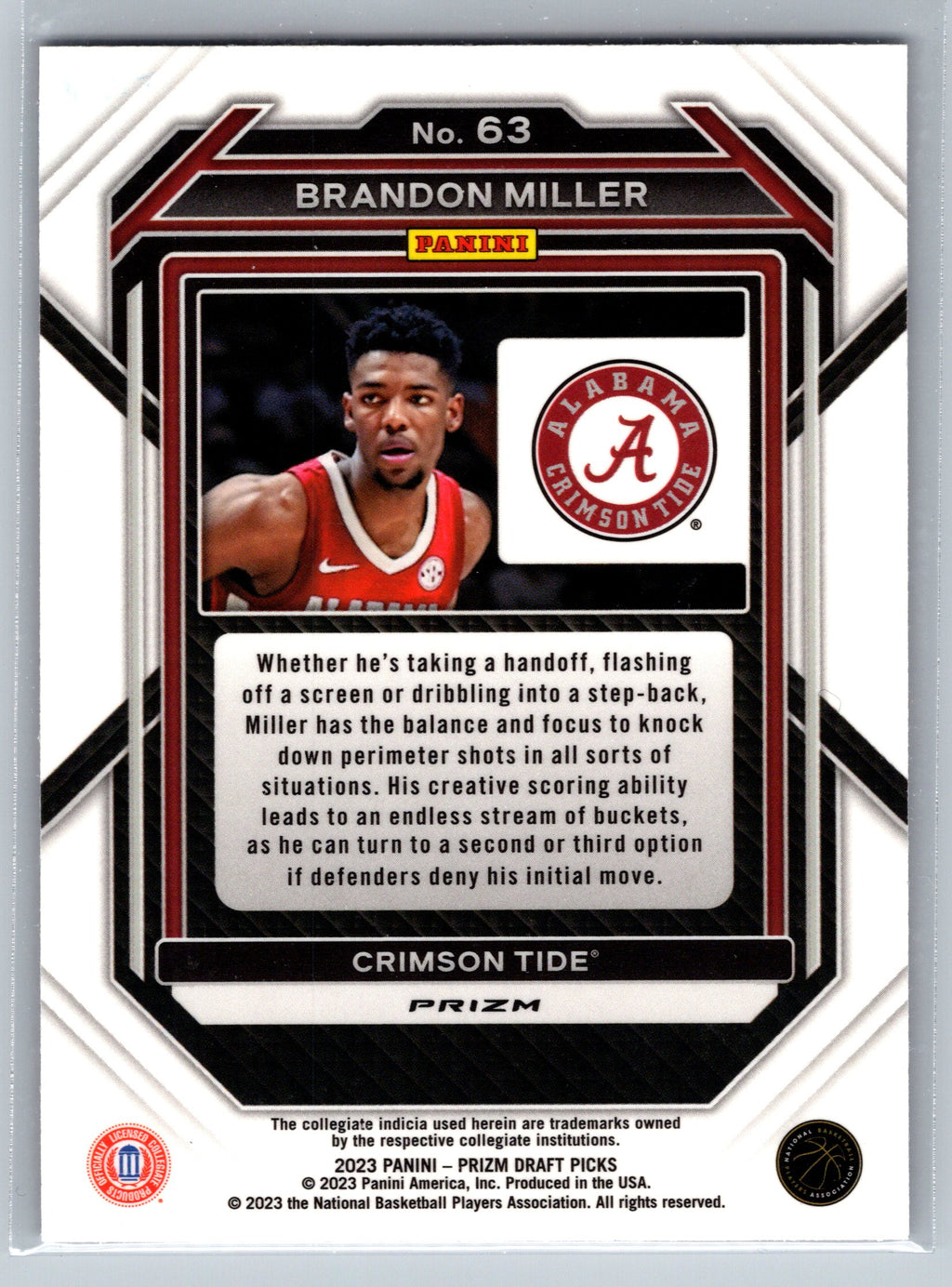 2019 Panini Prizm Draft Picks Purple Wave Rookie Card #63