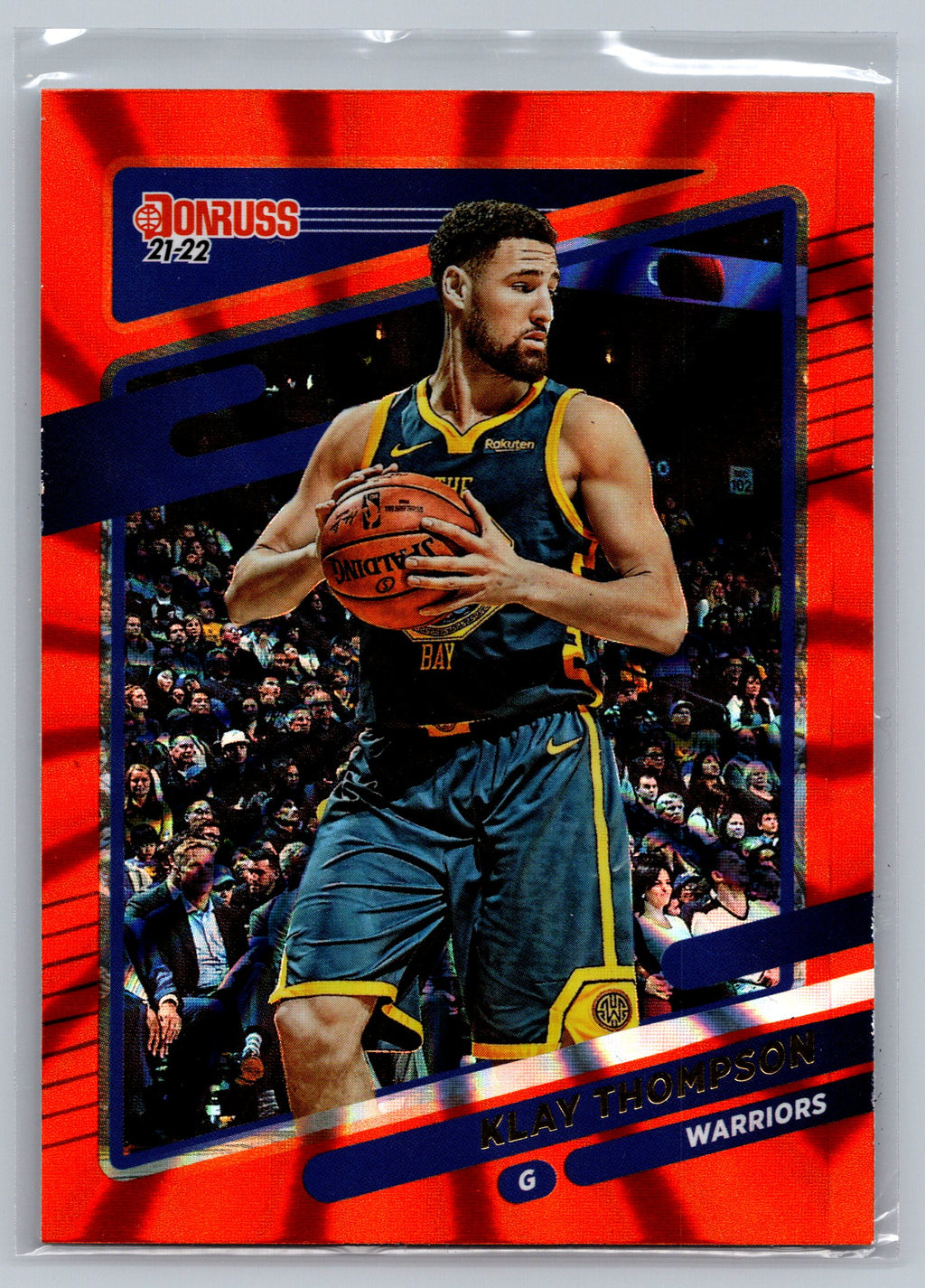 2021 Panini Donruss Klay Thompson Orange Lazer #73
