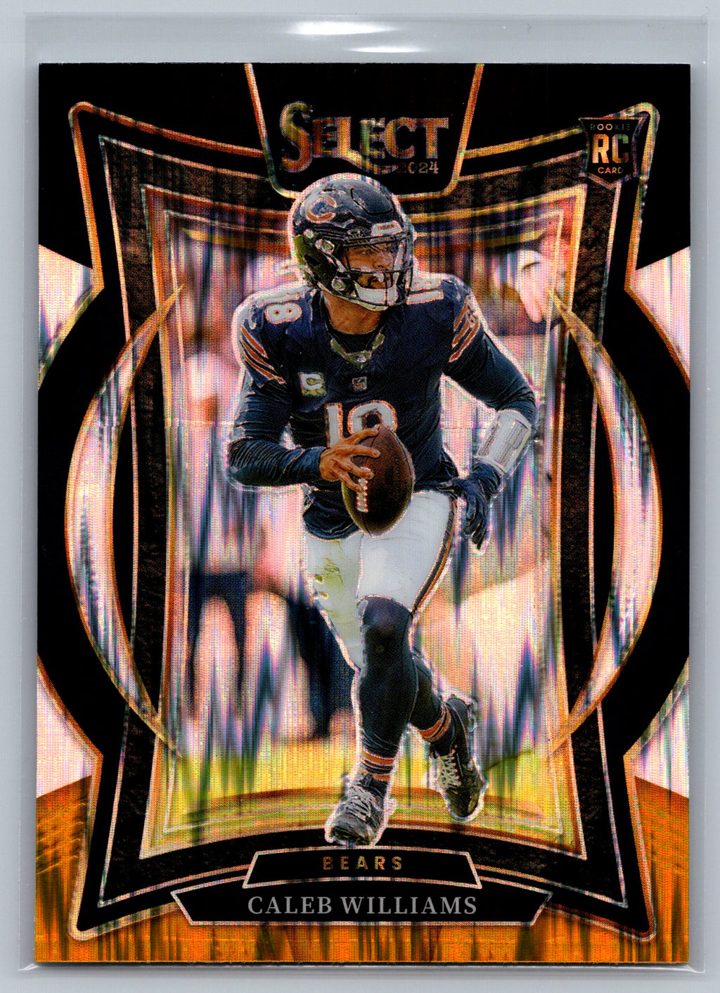 2024 Panini Select Caleb Williams Black Gold Concourse Level Rookie Card #25