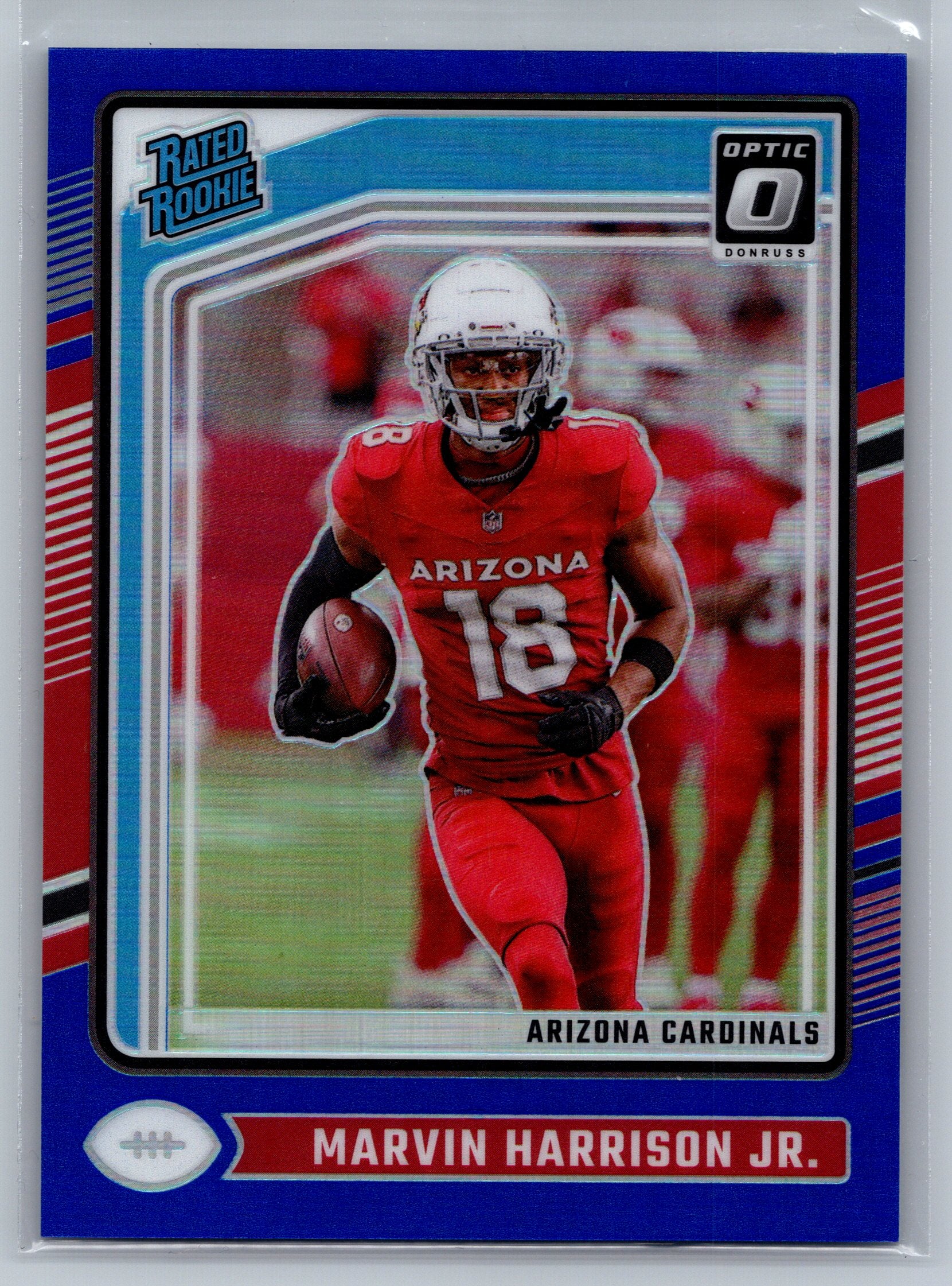 2024 Panini Optic Marvin Harrison Blue Rookie Card /199 #276