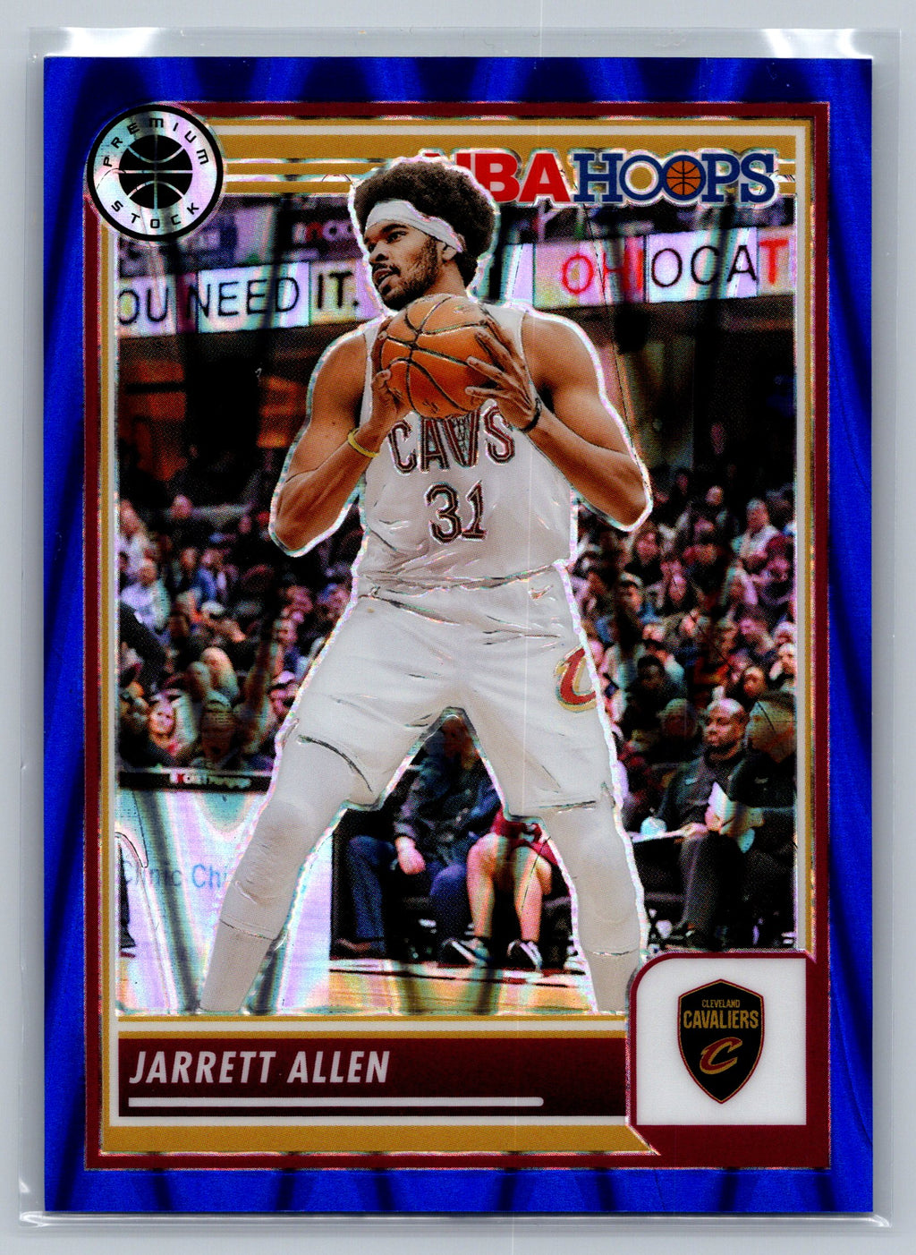 2023 Panini NBA Hoops Jarrett Allen Blue Seismic /99 #104