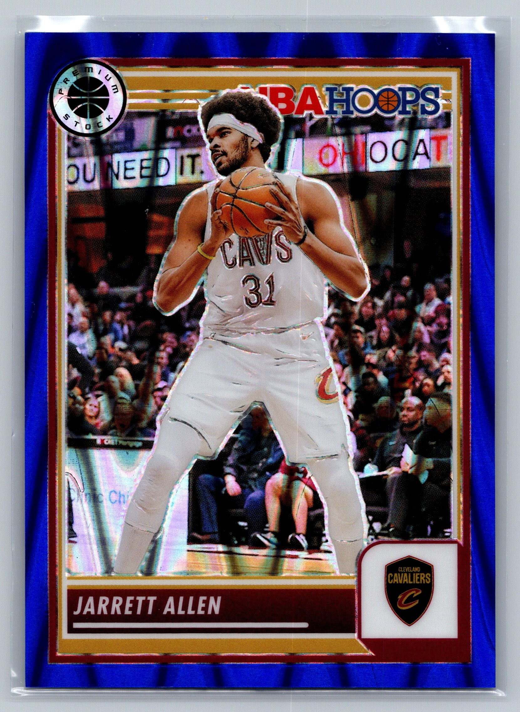 2023 Panini NBA Hoops Jarrett Allen Blue Seismic /99 #104