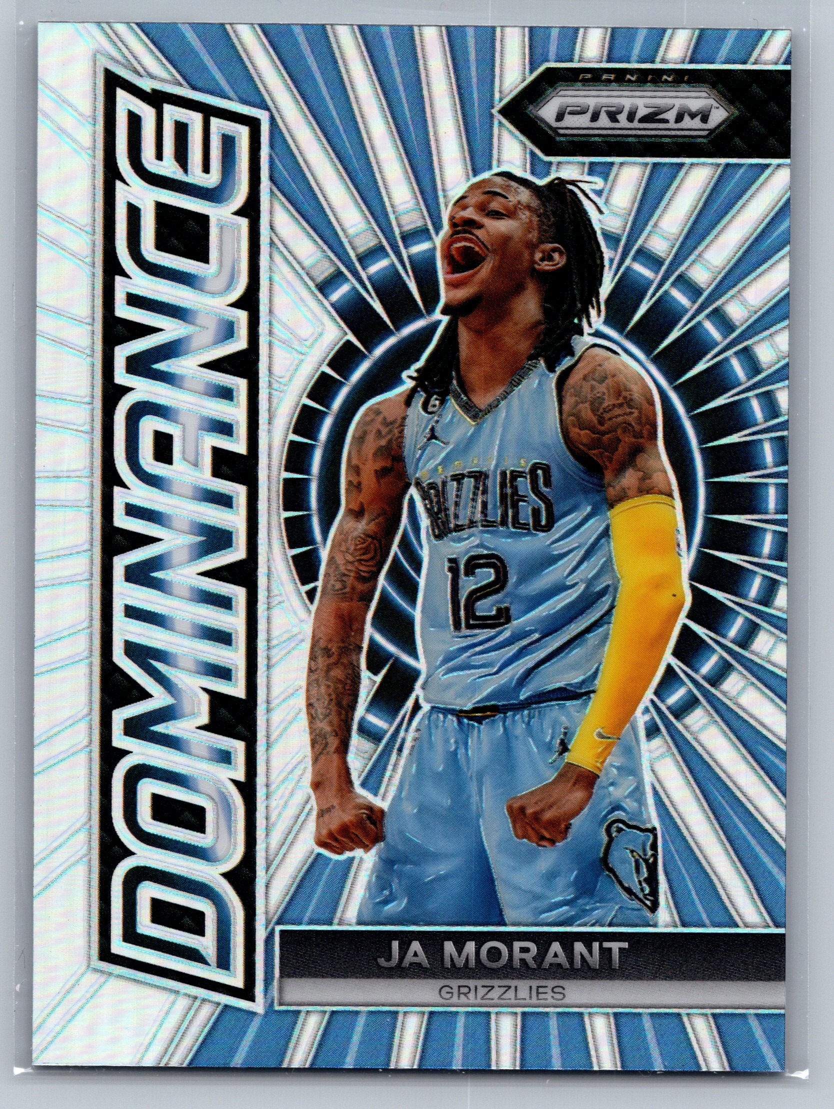 2023 Panini Prizm Ja Morant Silver Dominance #1