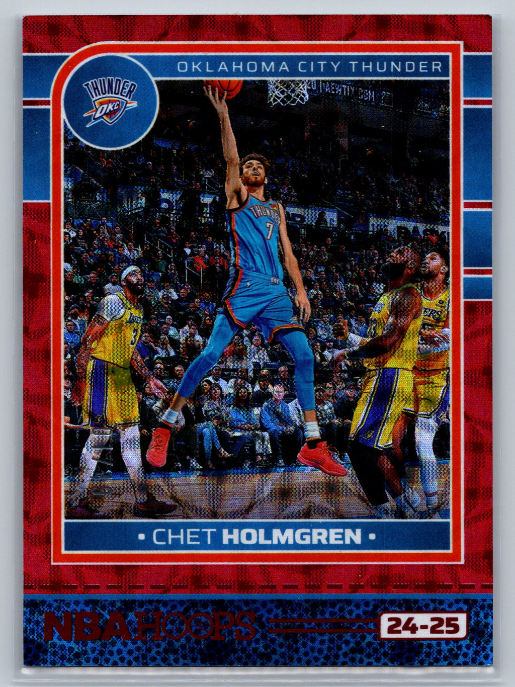 2024 Panini NBA Hoops Chet Holmgren Red /49