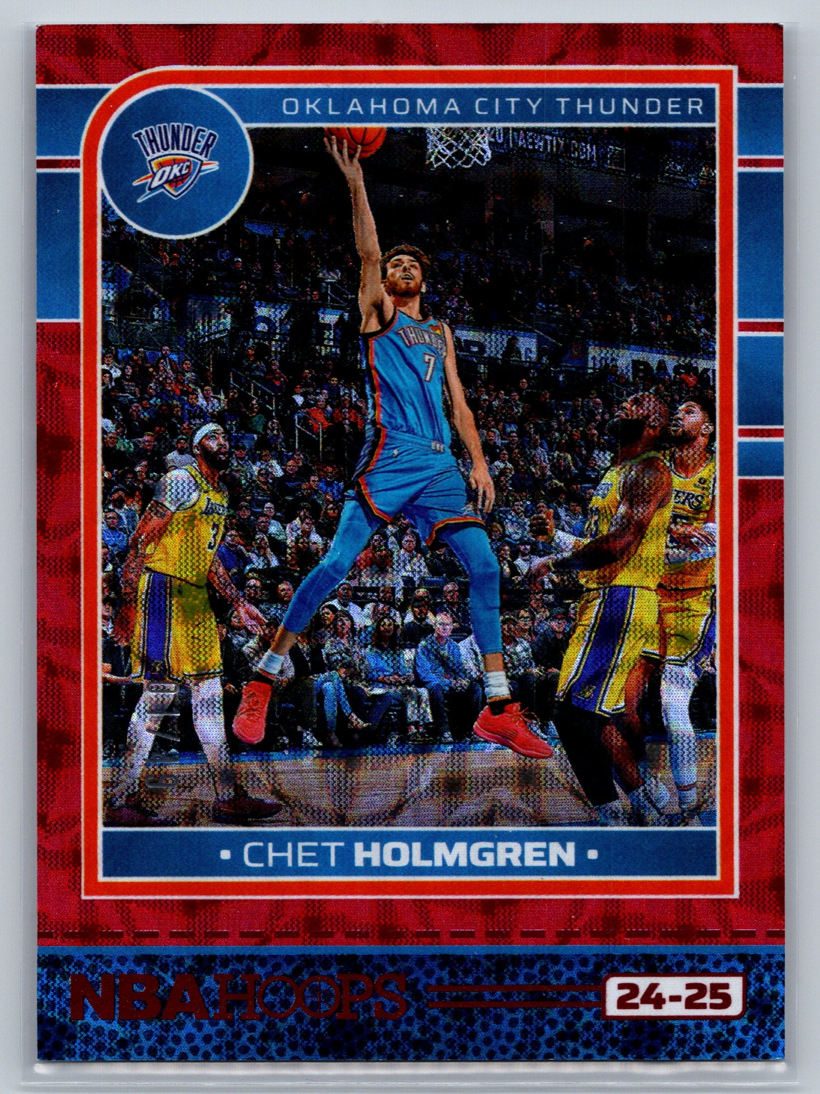 2024 Panini NBA Hoops Chet Holmgren Red /49