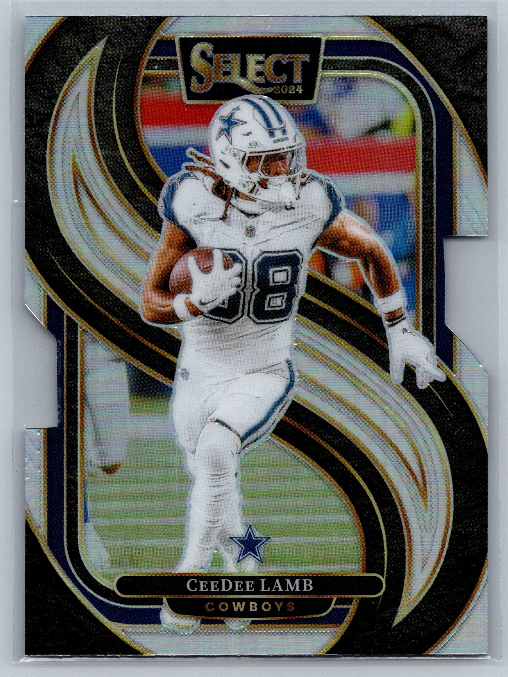 2024 Panini Select Ceedee Lamb Silver Premier Level Die Cut #135