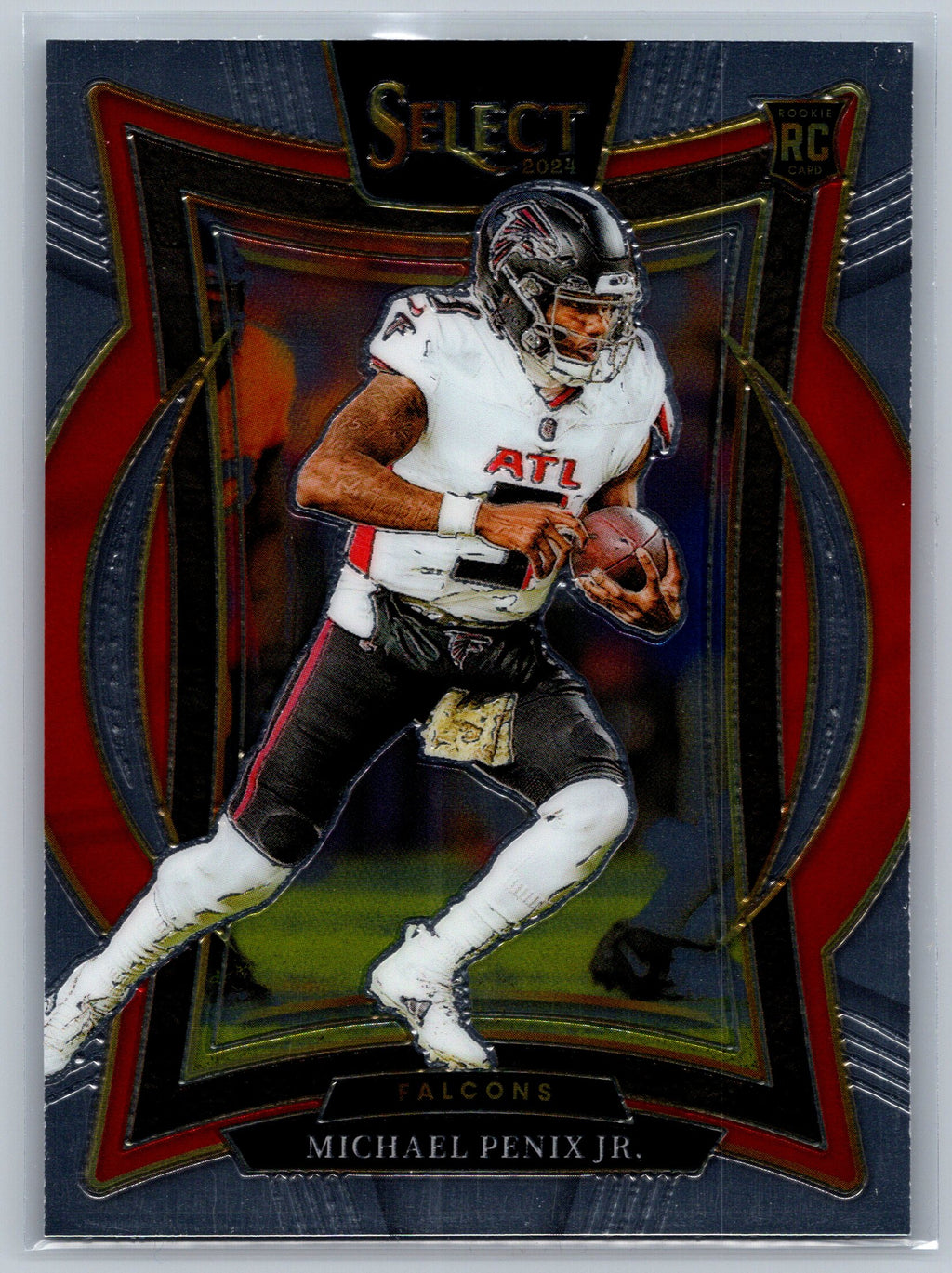 2024 Panini Select Michael Penix Jr. Concourse Level Rookie Card #80