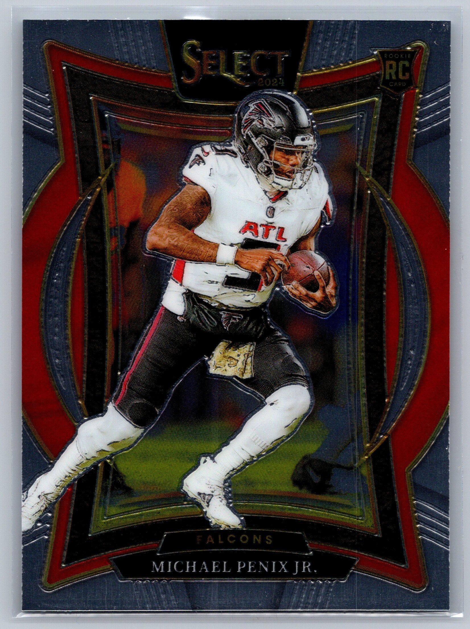 2024 Panini Select Michael Penix Jr. Concourse Level Rookie Card #80