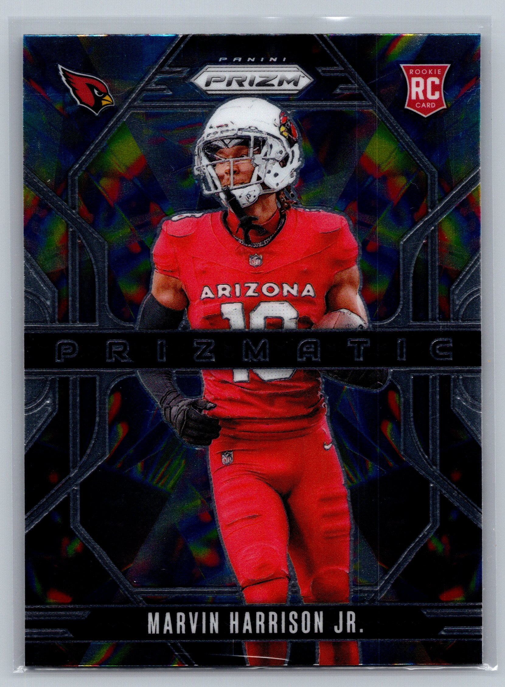 2024 Panini Prizm Marvin Harrison Jr. Prizmatic Rookie Card #12