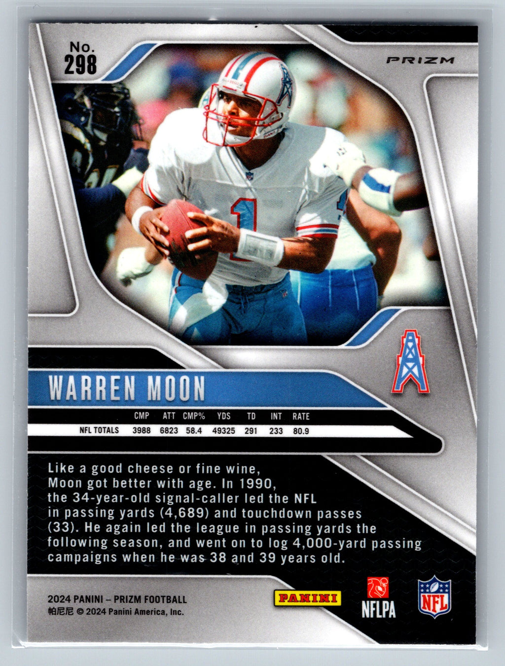 2024 Panini Prizm Warren Moon Silver #298