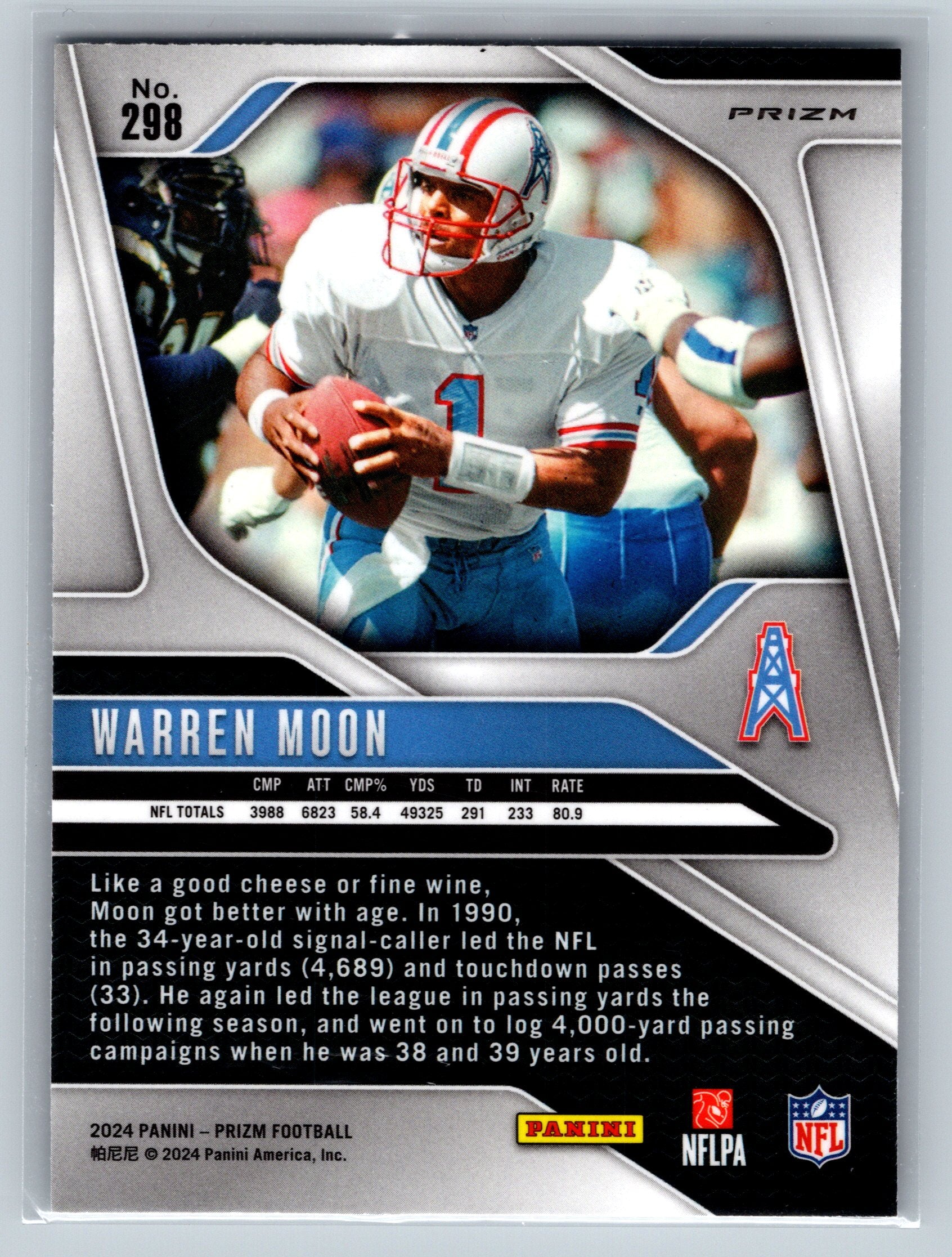 2024 Panini Prizm Warren Moon Silver #298