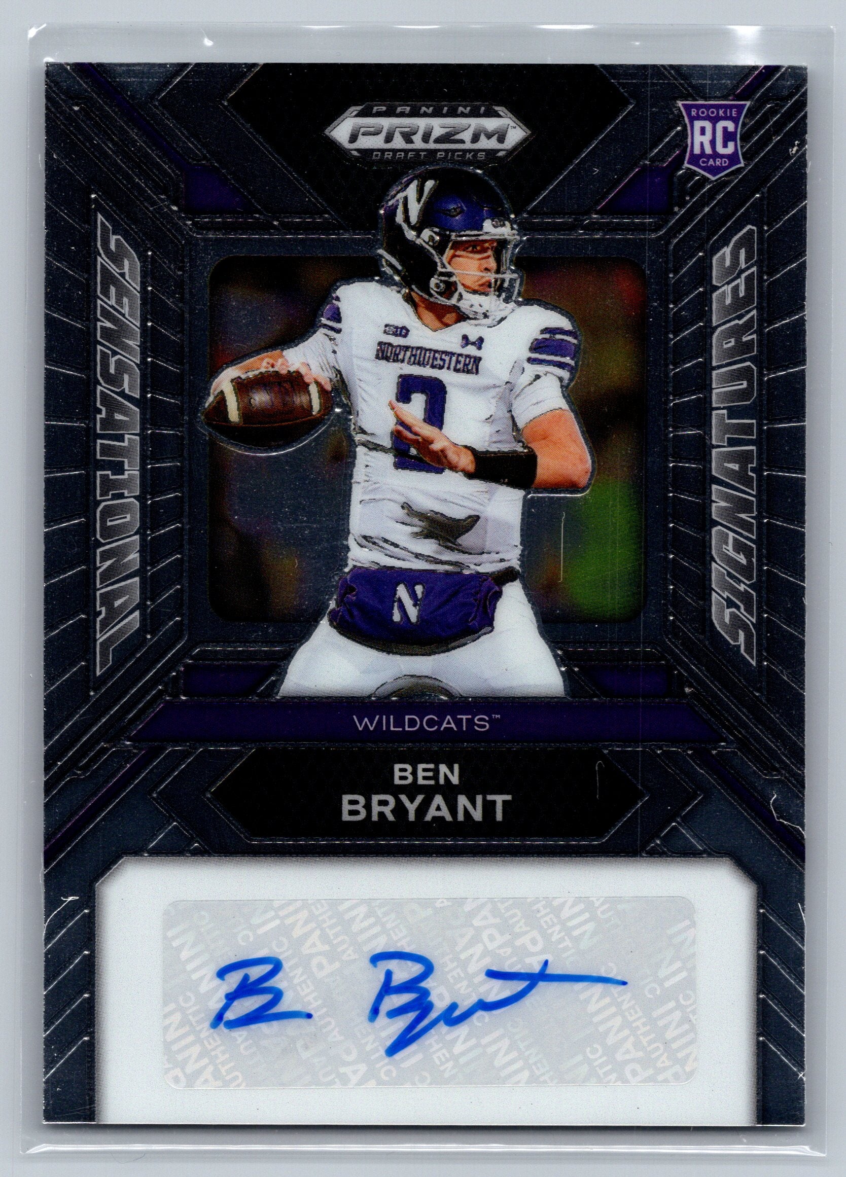 2024 Panini Draft Picks Ben Bryant Sensational Rookie Autograph #SS-BBT