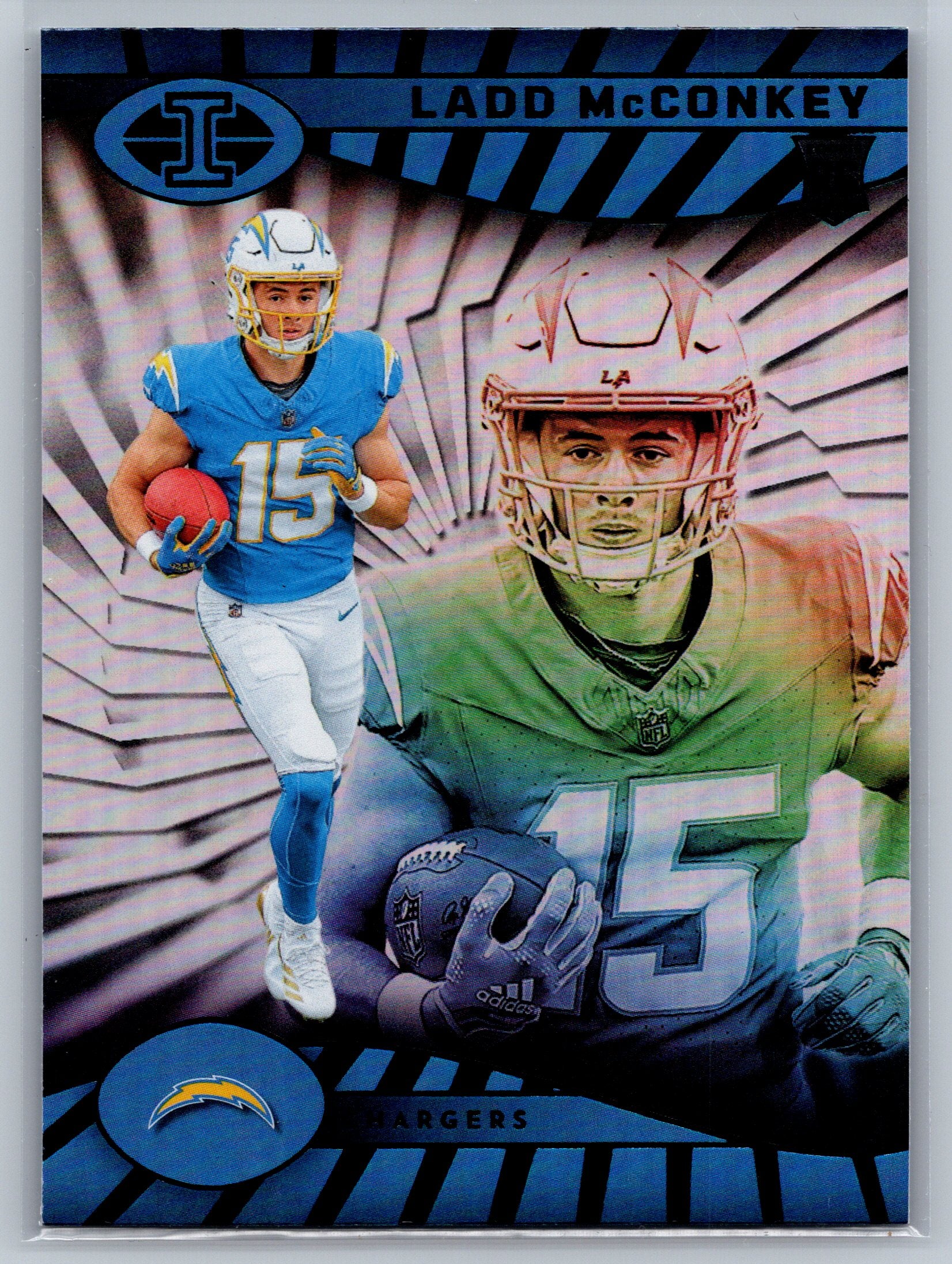 2024 Panini Illusions Ladd McConkey Rookie Card #51
