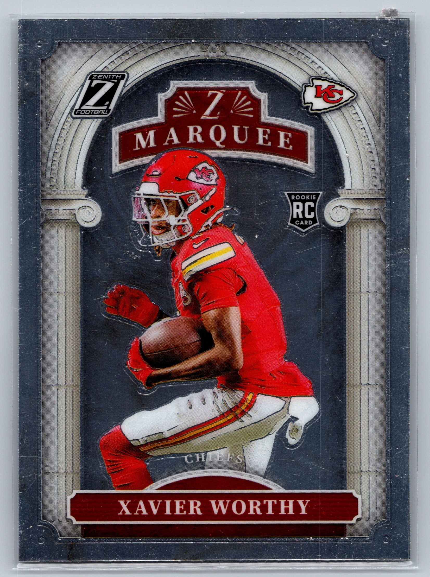 2024 Panini Zenith Xavier Worthy Z Marquee Rookie Card #7