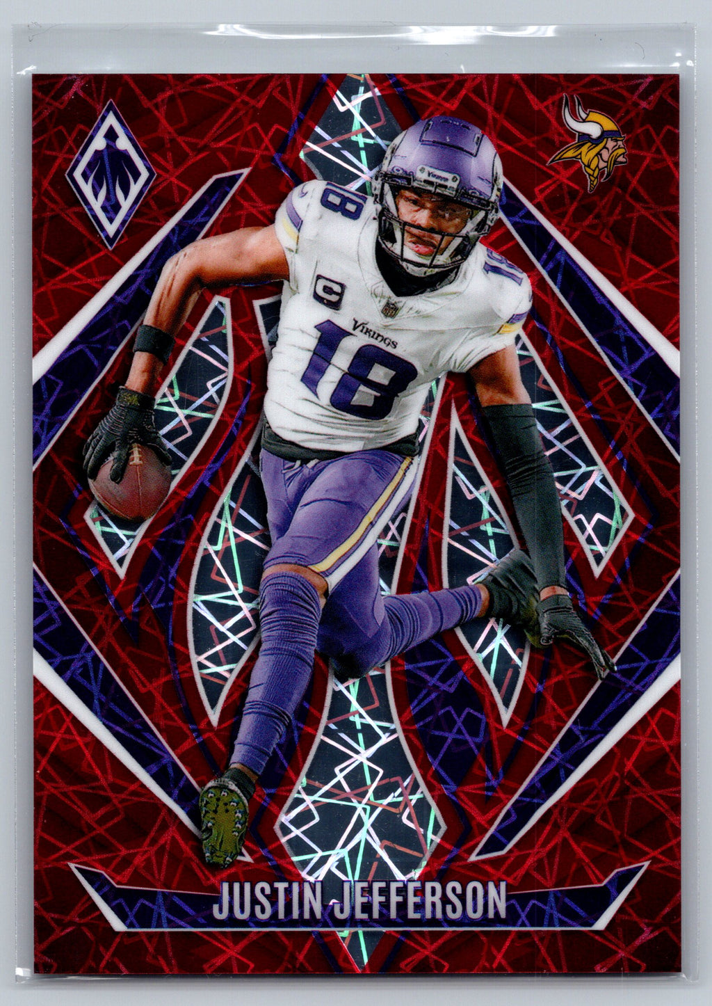 2024 Panini Phoenix Justin Jefferson Red Lazer /199 #91