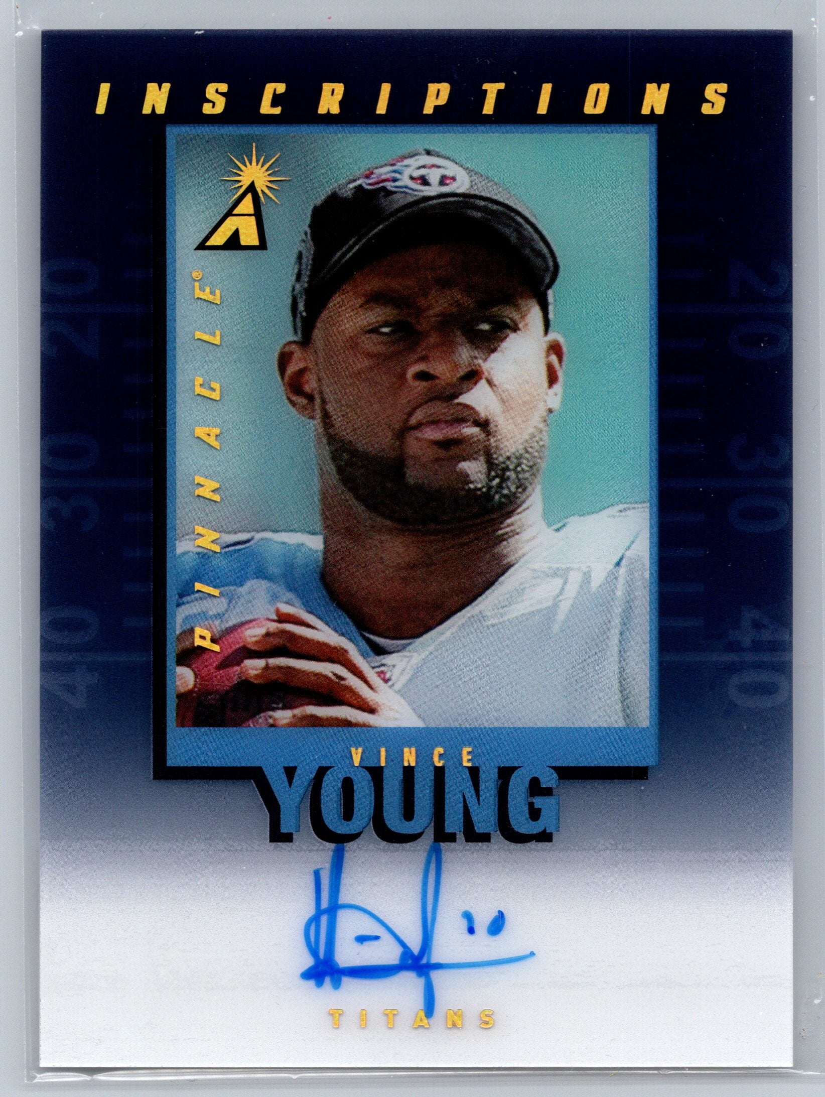 2022 Panini Pinnacle Vince Young On Card Autograph #PI-VY