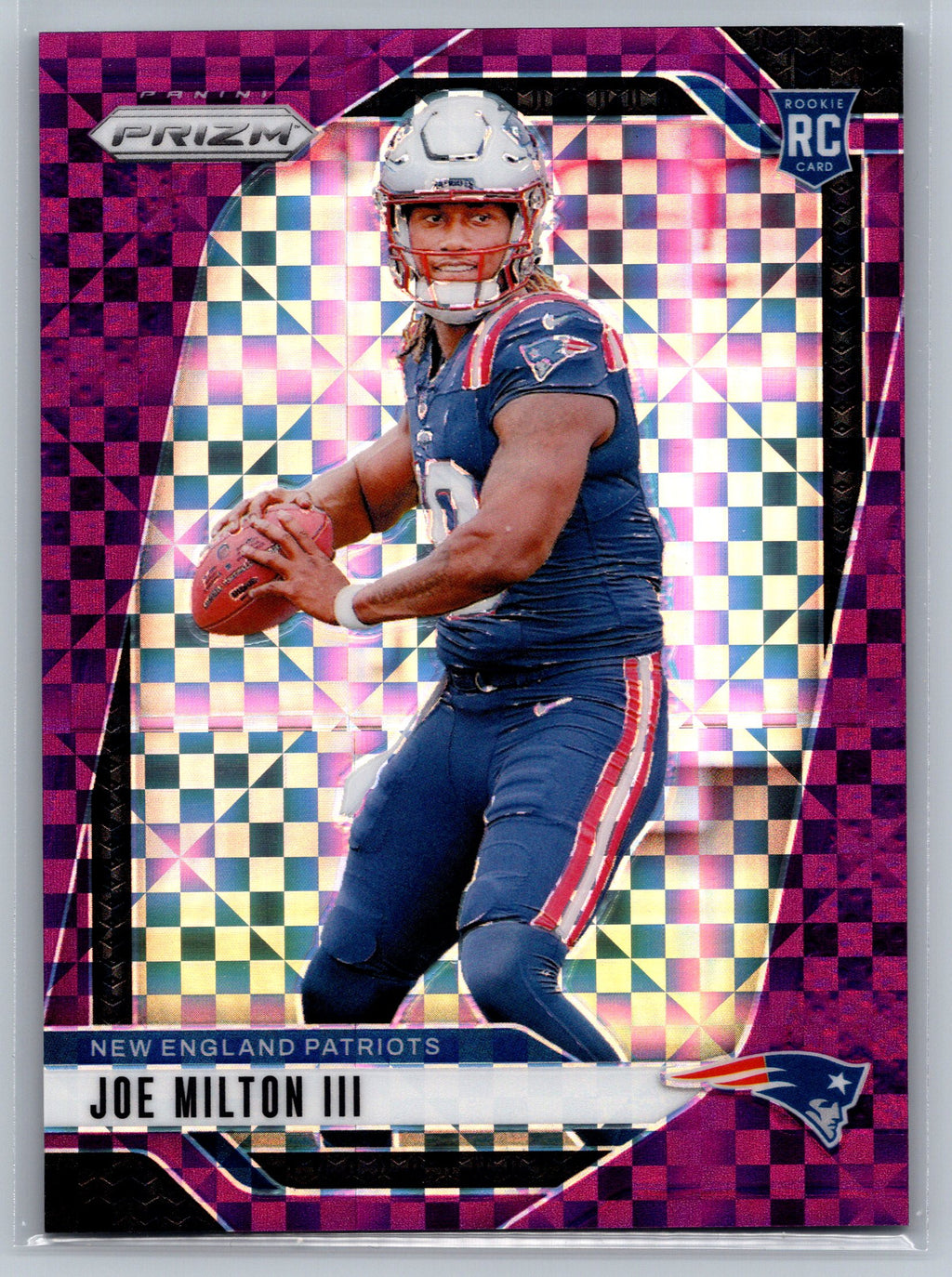 2024 Panini Prizm Joe Milton III Purple Power Rookie Card /49 #354