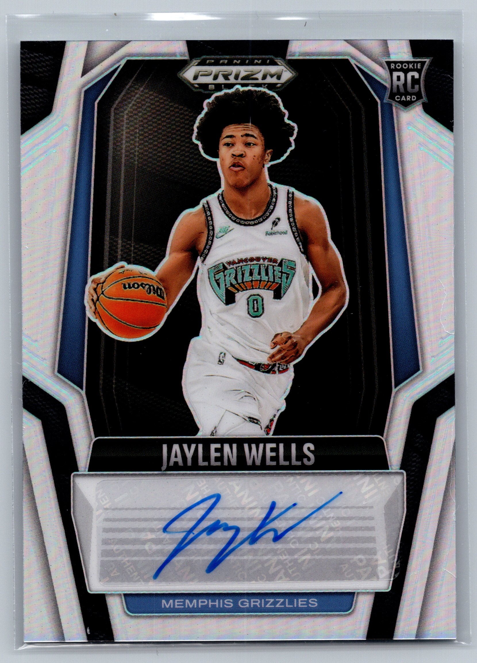 2024 Panini Prizm Jaylen Wells Silver Rookie Autograph #RS-WEL