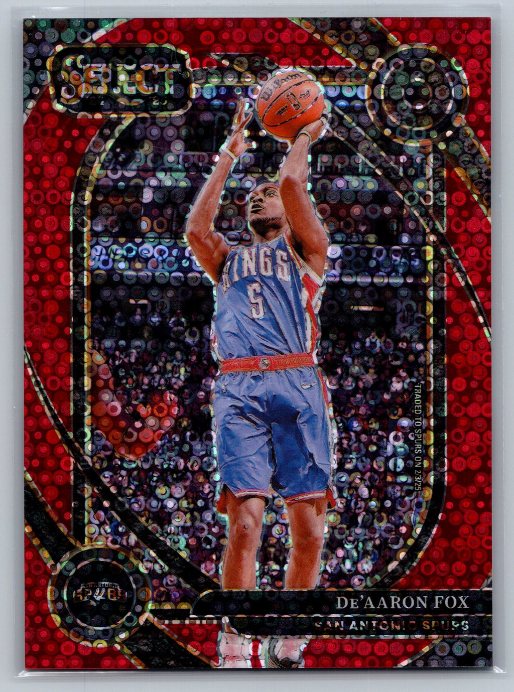 2023 Pamini Select De'Aaron Fox Fast Break Courtside /49 #239