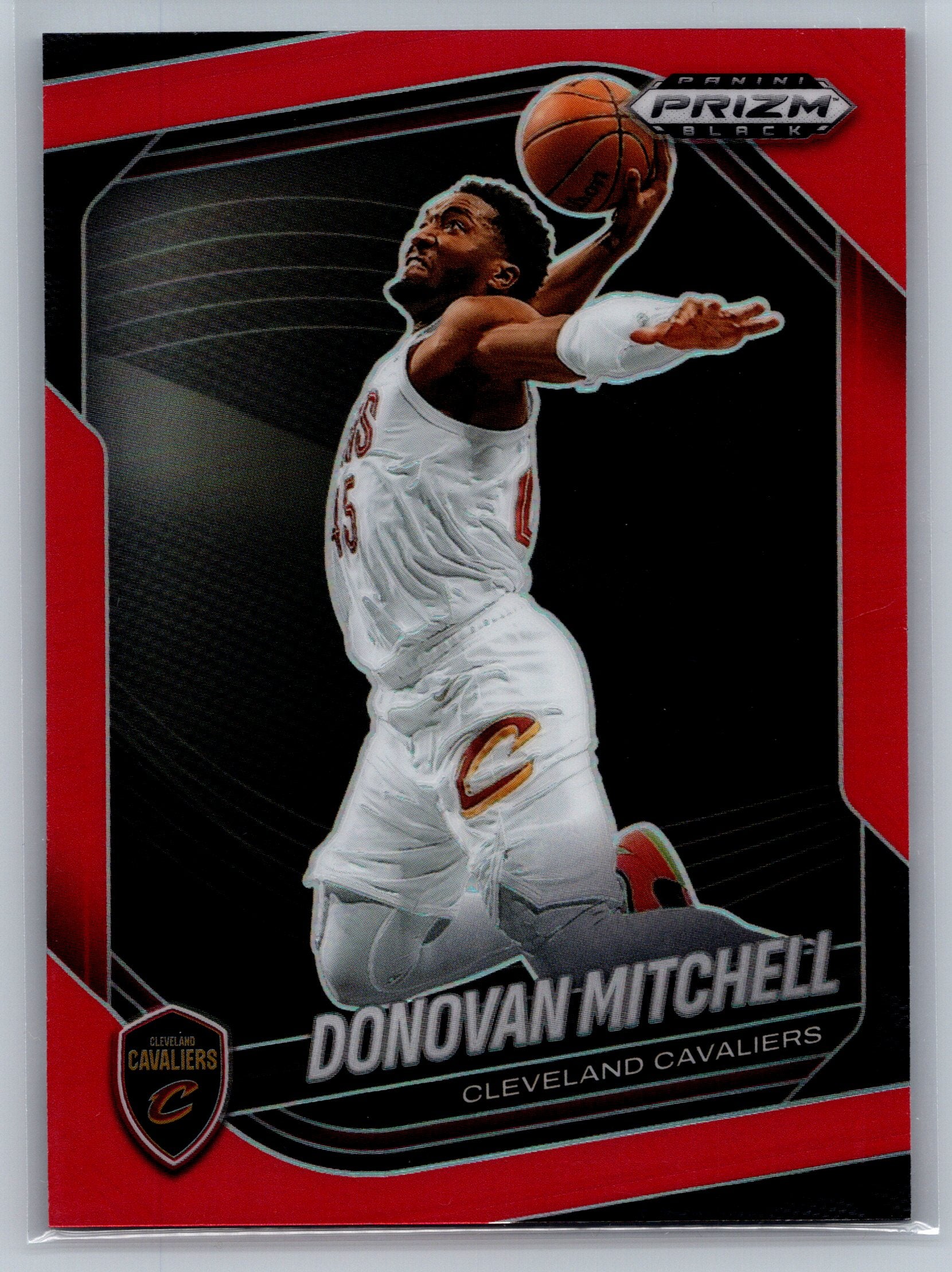 2024 Panini Prizm Black Donovan Mitchell Red /299 #49