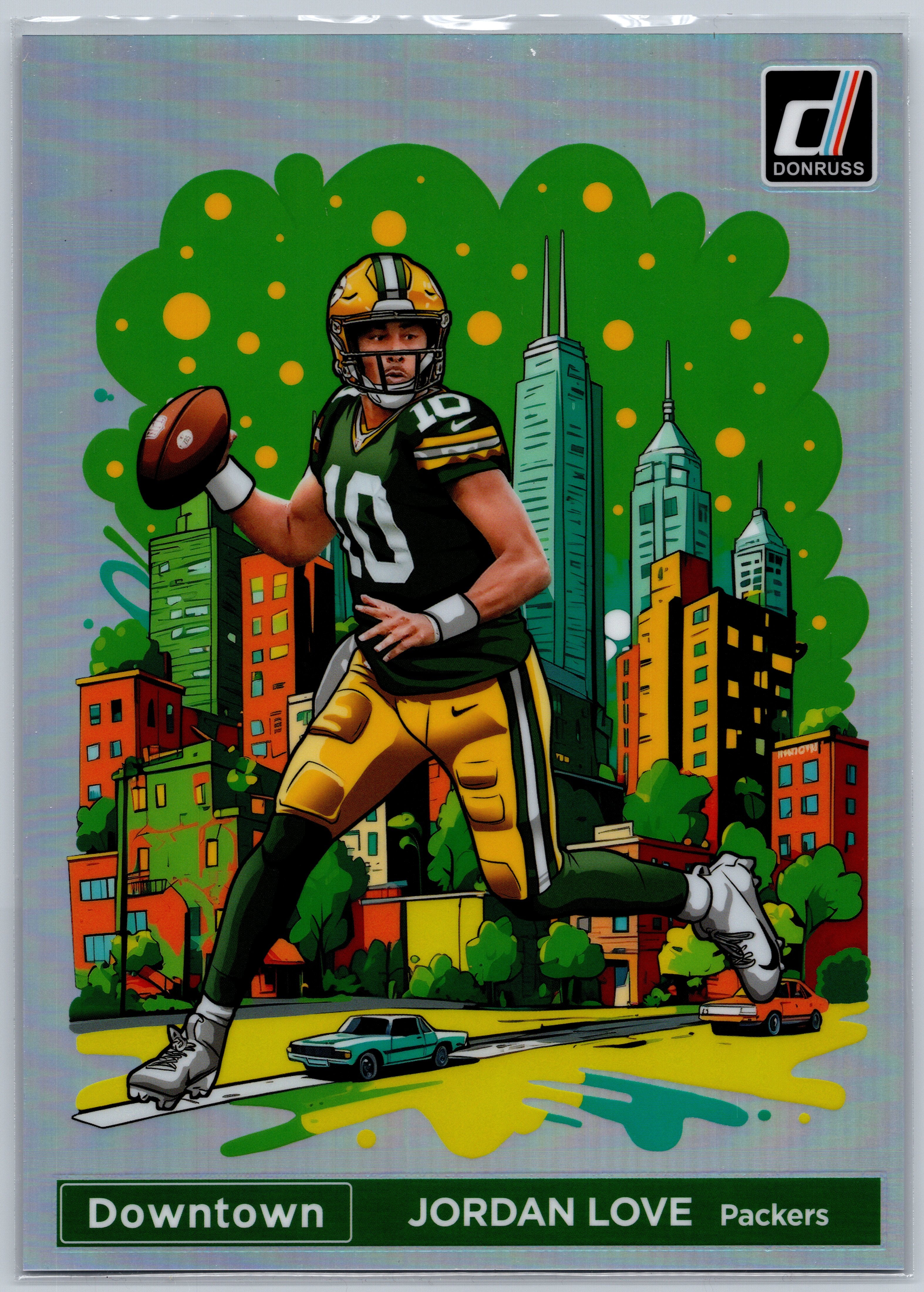 2024 Panini Donruss Jordan Love JUMBO Downtown #5