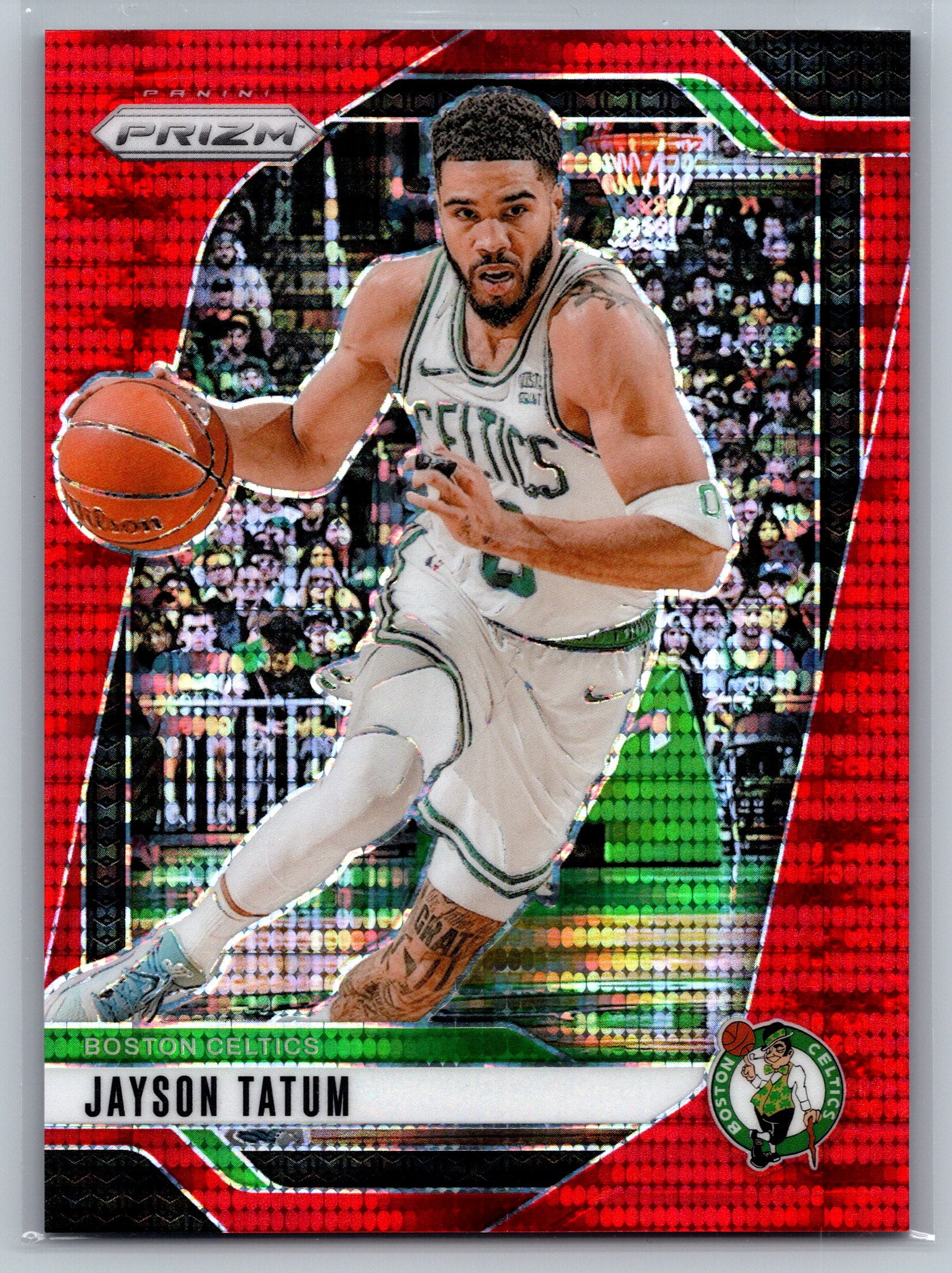 2024 Panini Prizm Jayson Tatum Red Pulsar /75 #103