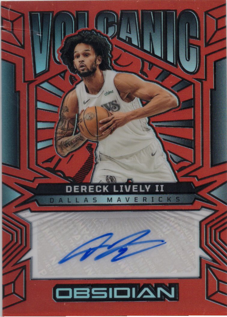 2024 Panini Obsidian Dereck Lively Volcanic Autograph /99 #VS-DLD
