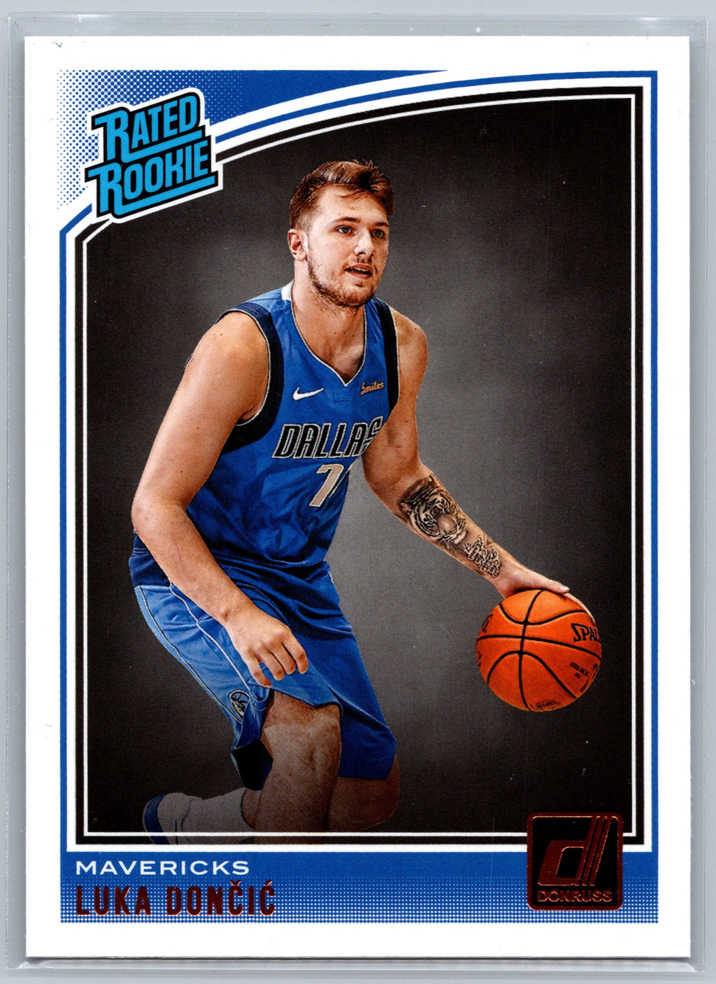 2018 Panini Donruss Luka Doncic Rated Rookie Card #177
