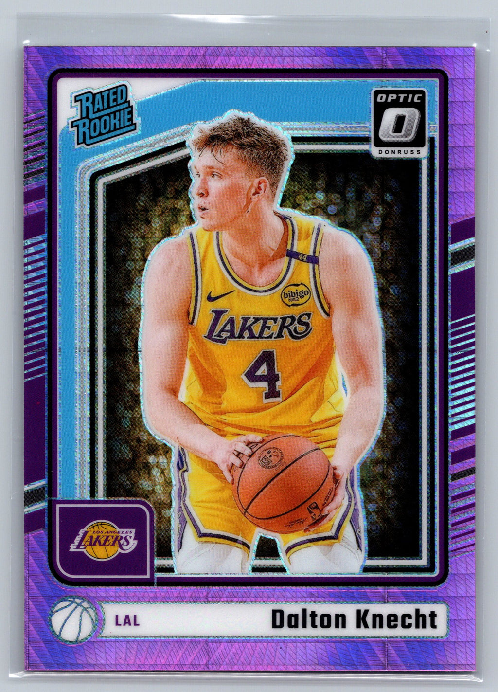 2024 Panini Optic Dalton Knecht Hyper Pink Rookie Card #256