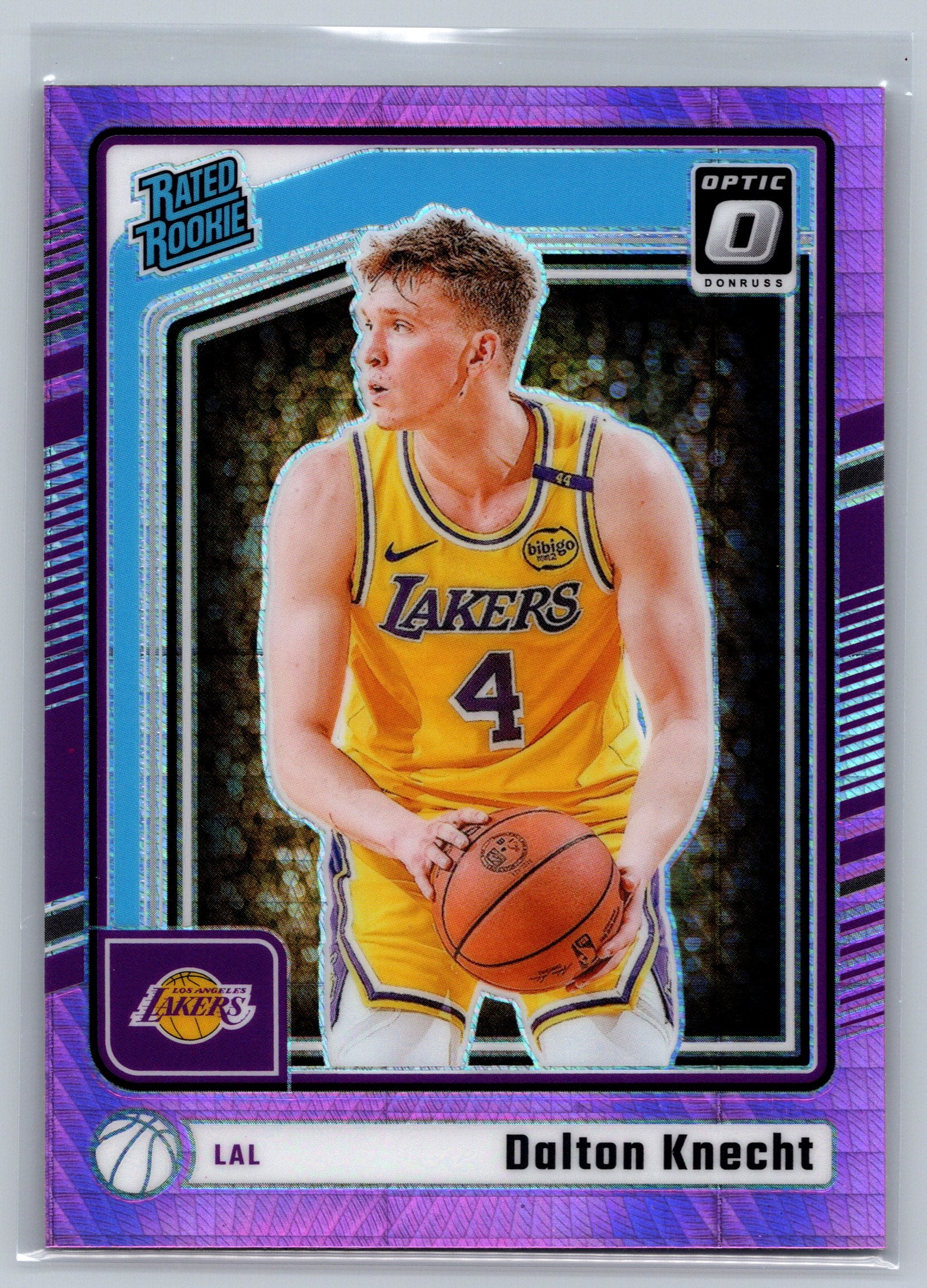 2024 Panini Optic Dalton Knecht Hyper Pink Rookie Card #256