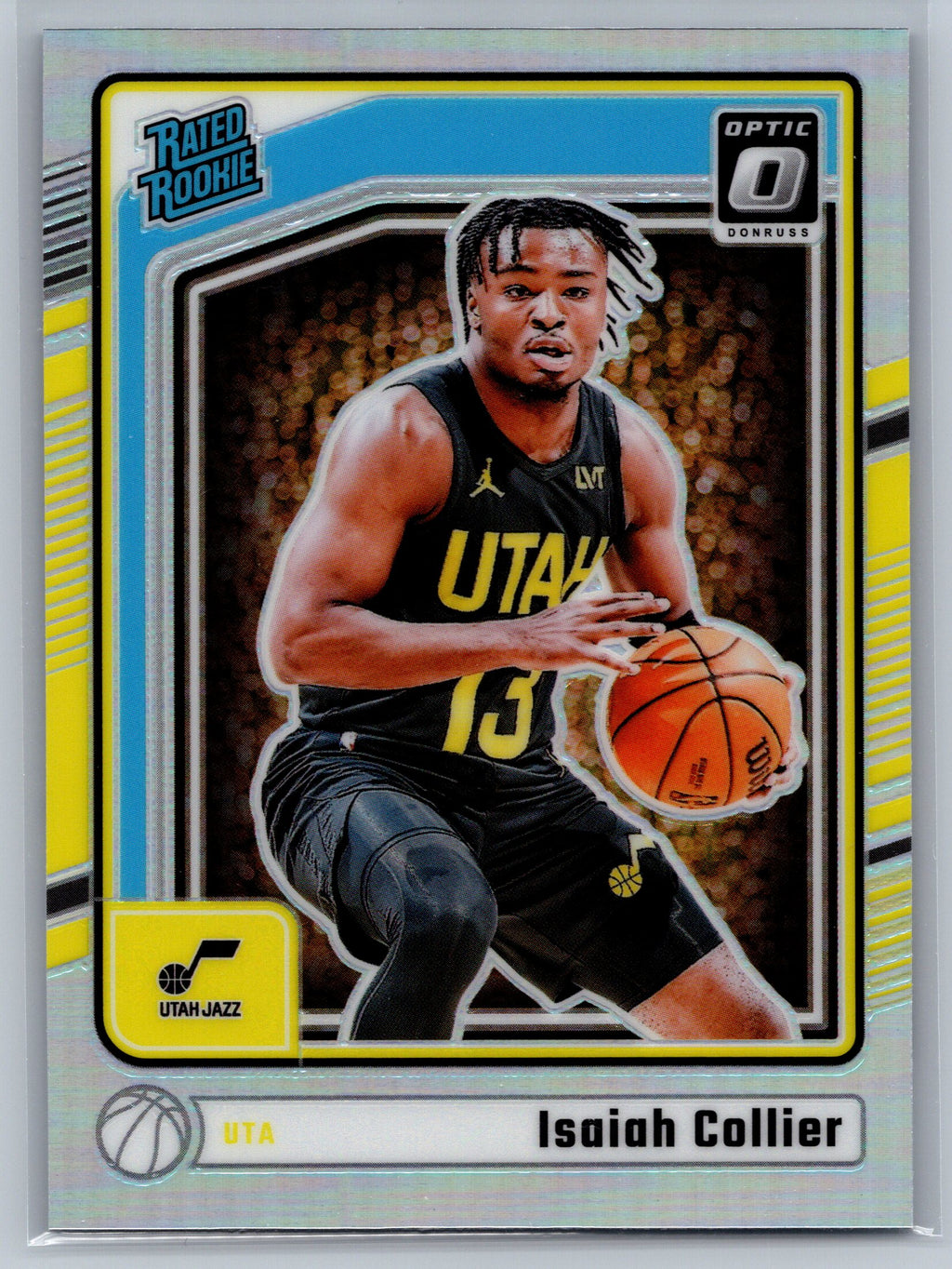 2024 Panini Optic Isaiah Collier Holo Rookie Card #295