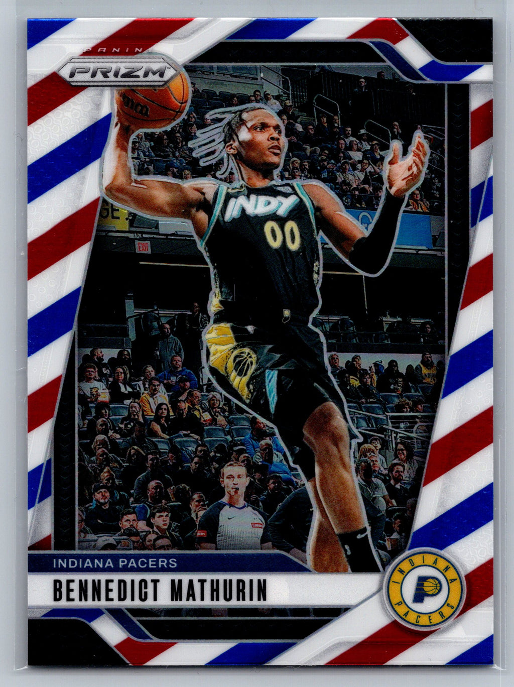 2024 Panini Prizm Bennedict Mathurin Red White Blue #40