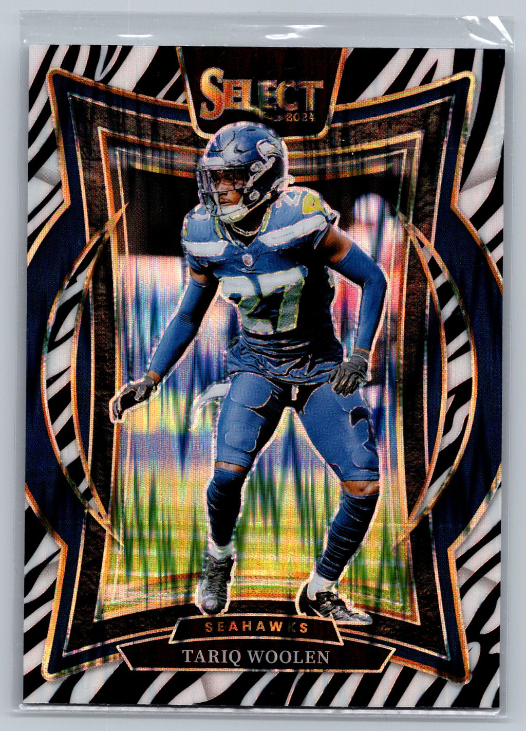 2024 Panini Select Tariq Woolen Concourse level Zebra #95