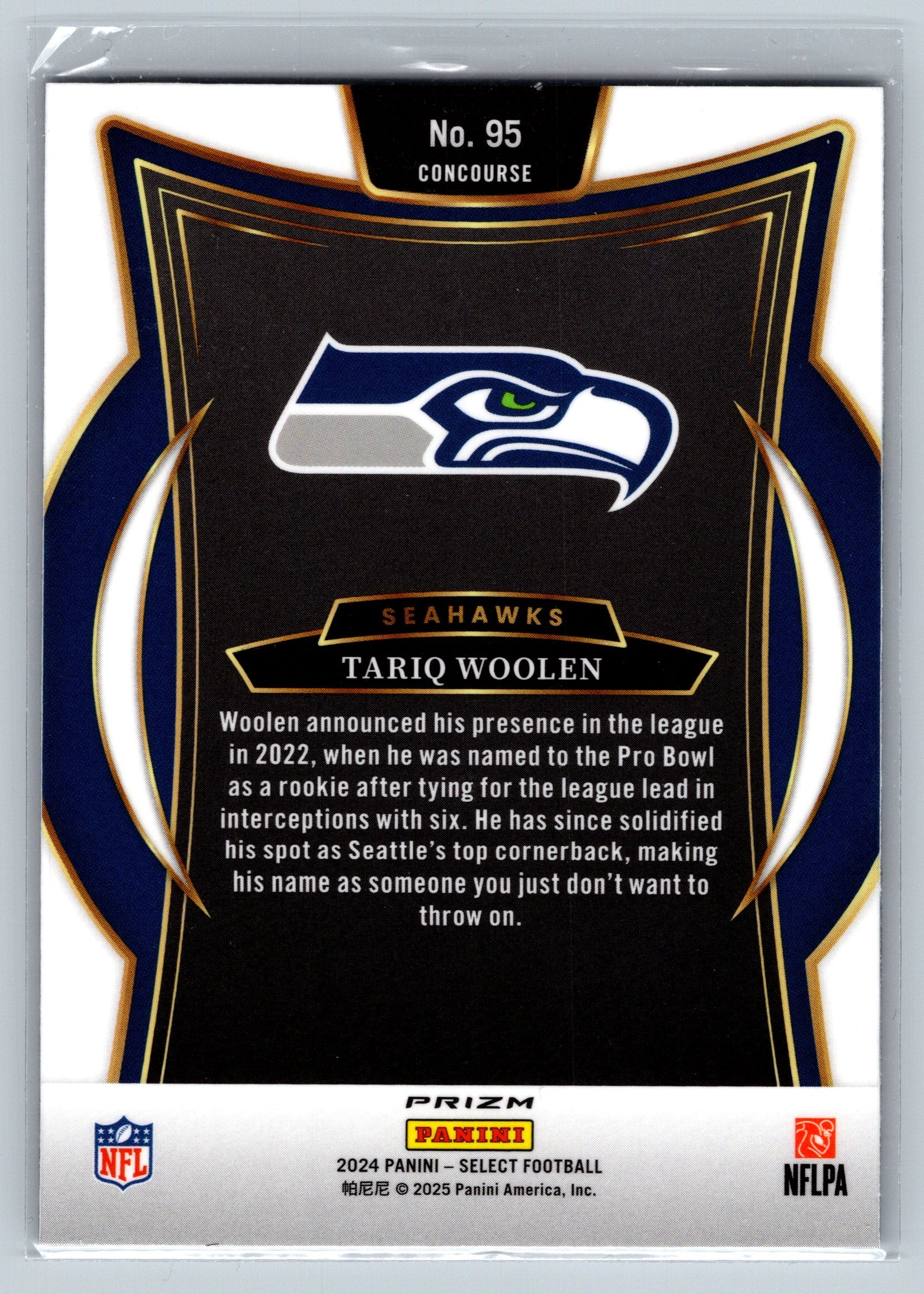 2024 Panini Select Tariq Woolen Concourse level Zebra #95