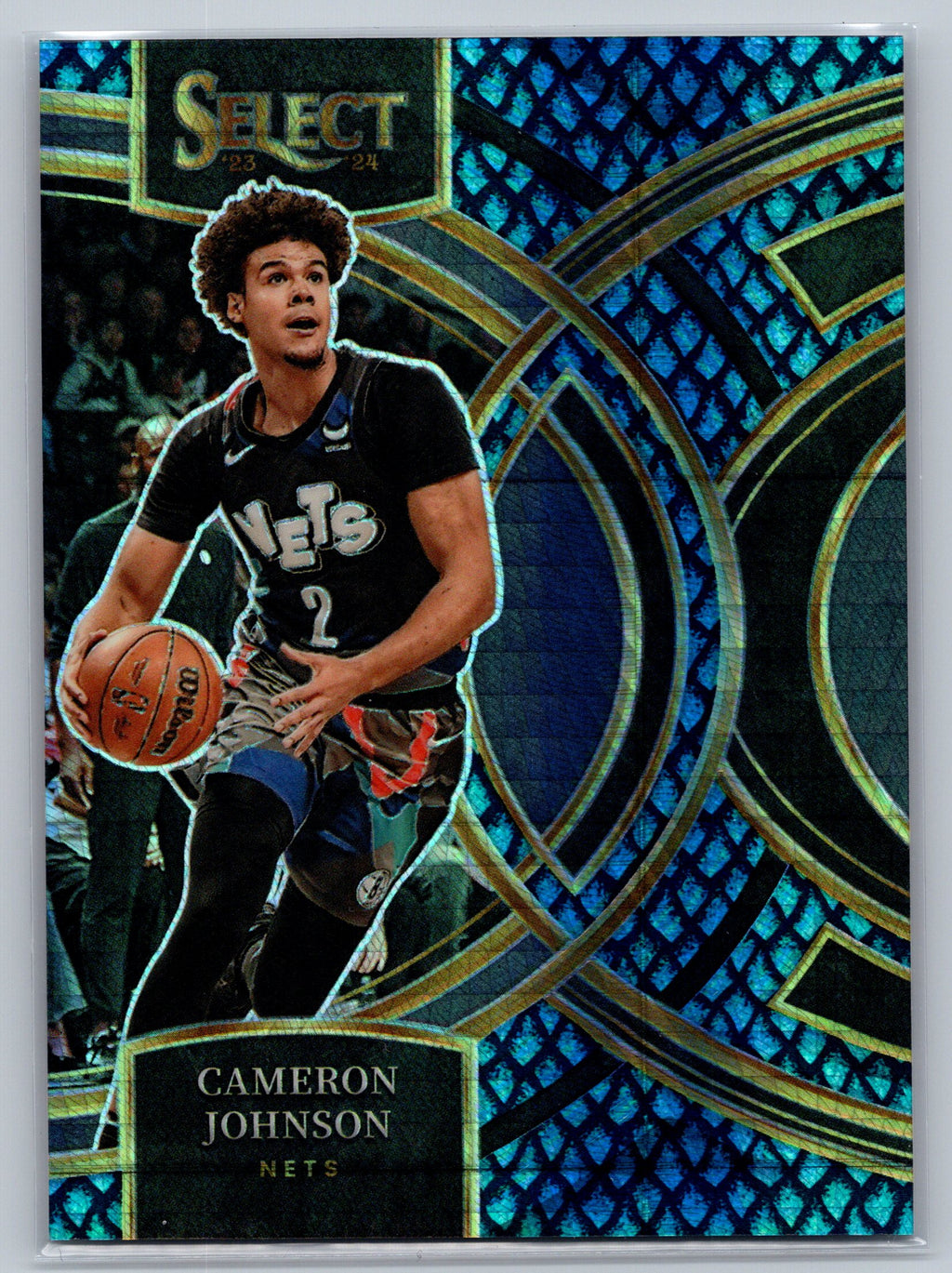 2023 Panini Select Cameron Johnson Premier Level Dragon Scale /8 #189
