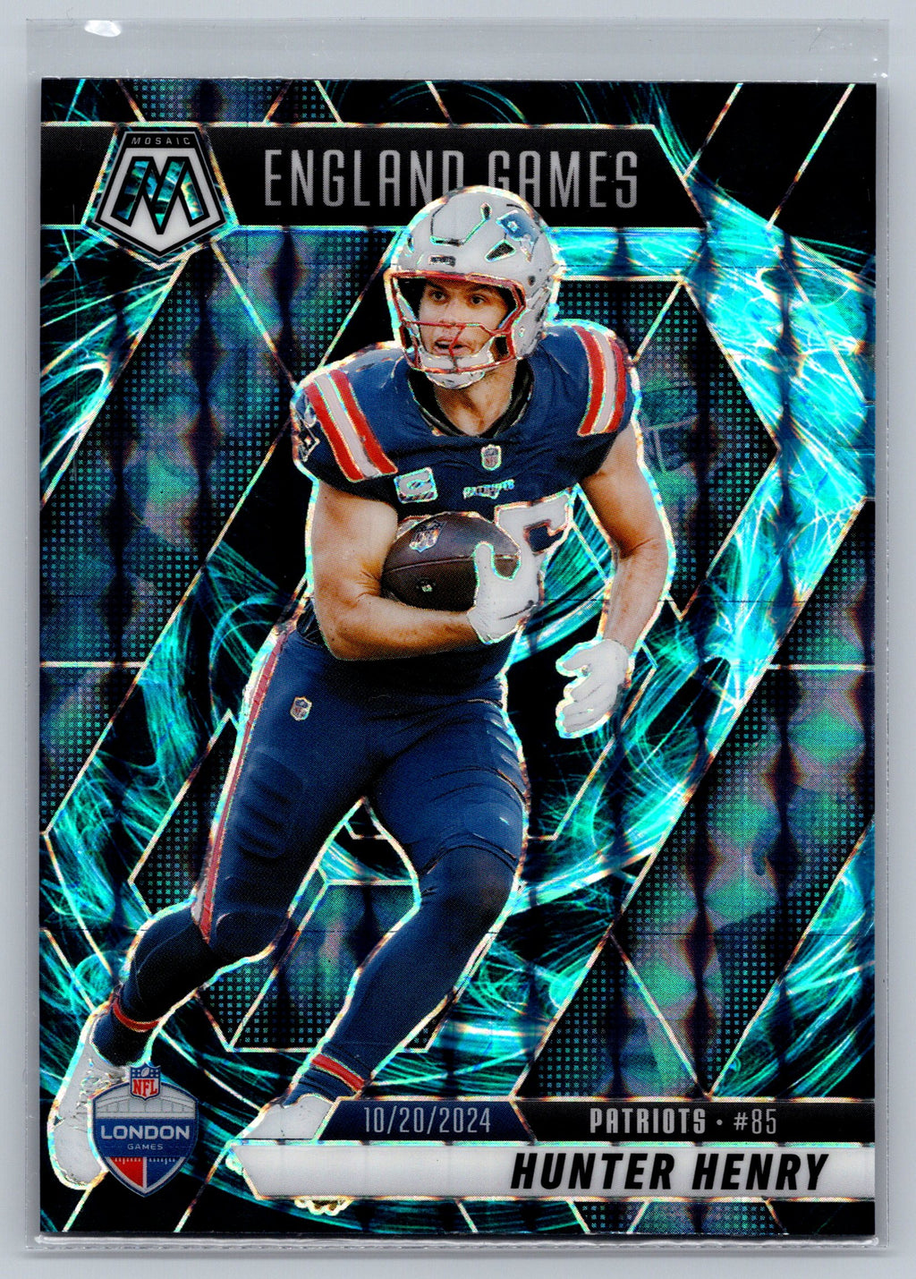 2025 Panini Mosaic Hunter Henry England Games Genesis #262