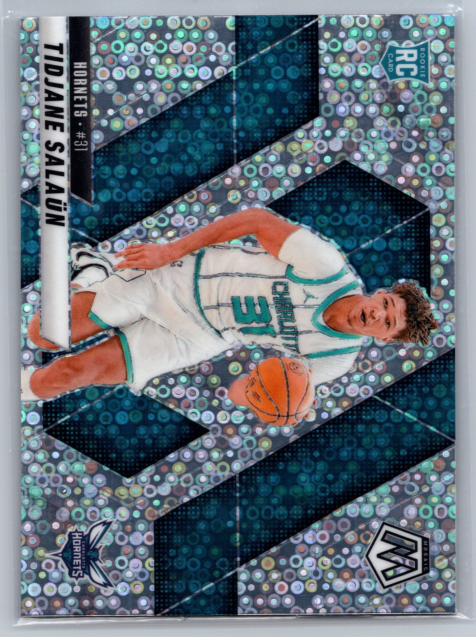 2024 Panini Mosaic Tidjane Salaun Fast Break Rookie Variation #241