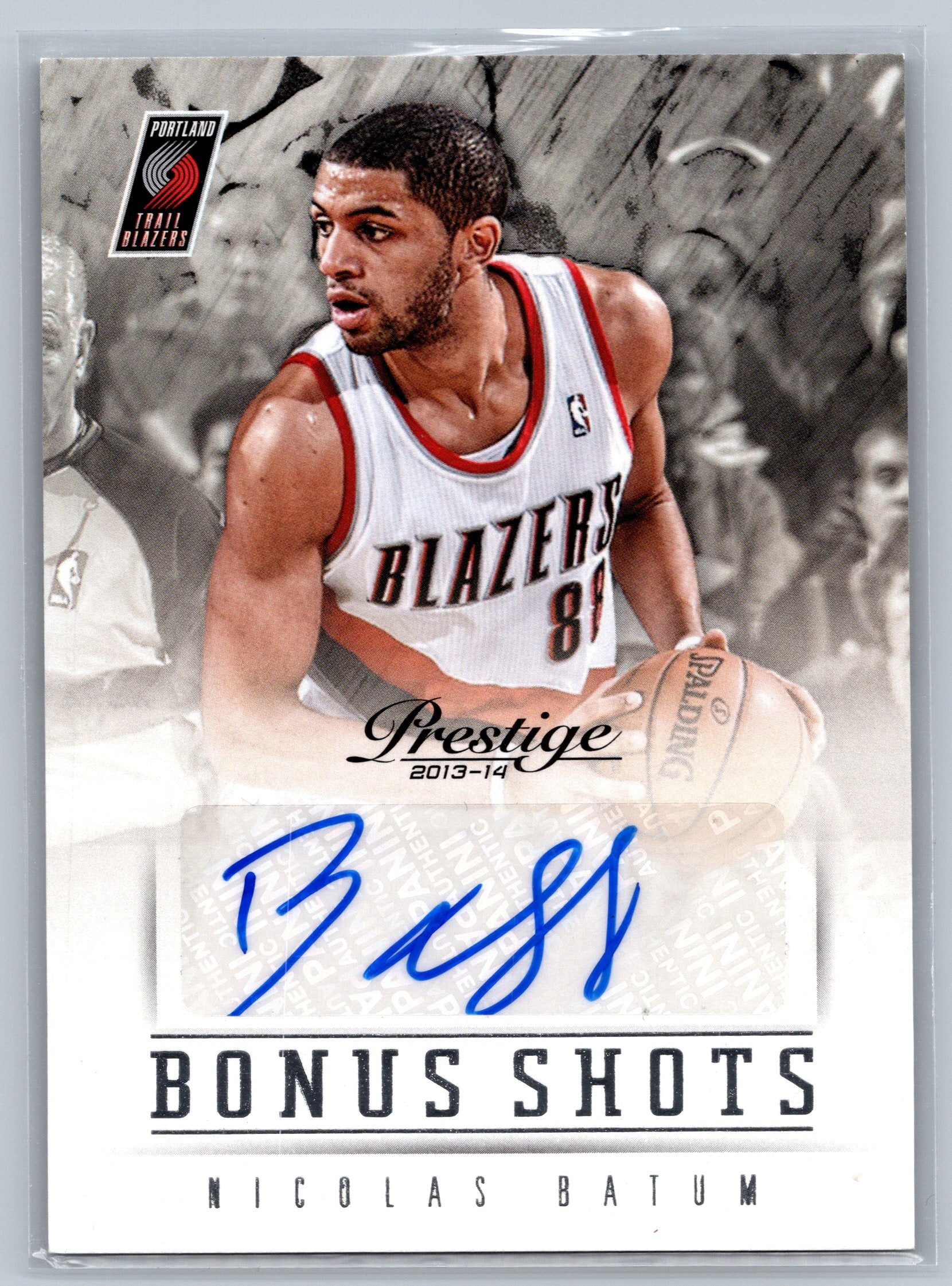 2013 Panini Prestige Nicolas Batum Bonus Shots Autograph #7