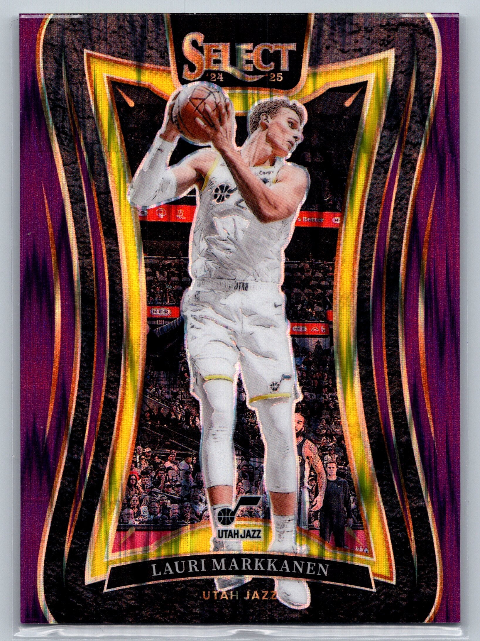 2024 Panini Select Lauri Markkanen Purple Mezzanine Level /249 #324