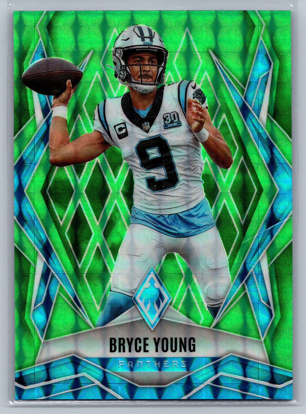 2025 Panini Phoenix Bryce Young Green /285 #148