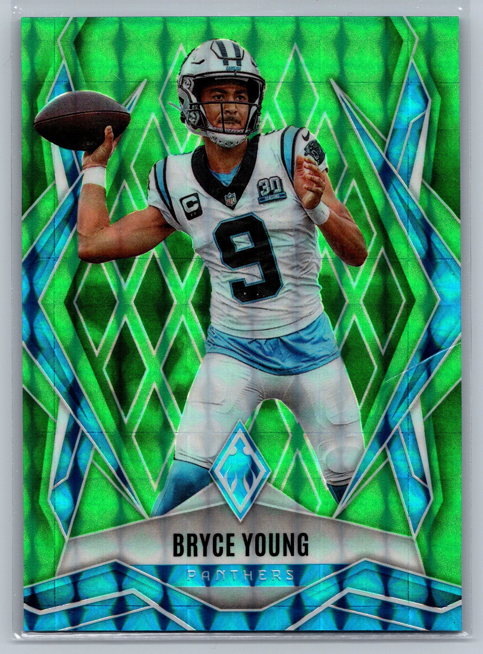 2025 Panini Phoenix Bryce Young Green /285 #148