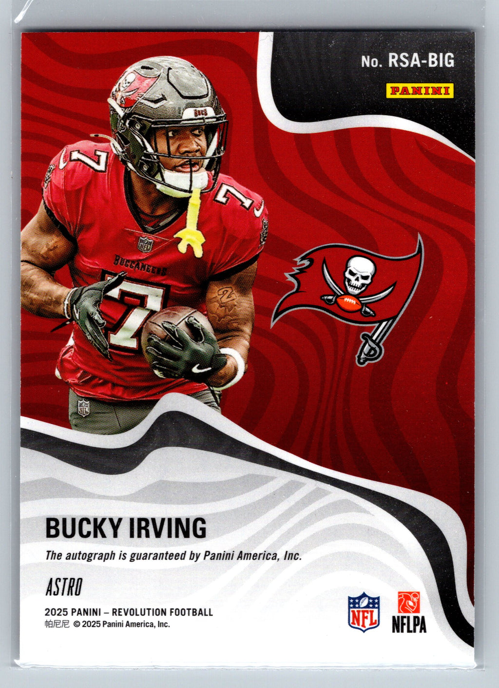 2025 Panini Revolution Bucky Irving Astro Autograph #RSA-BIG