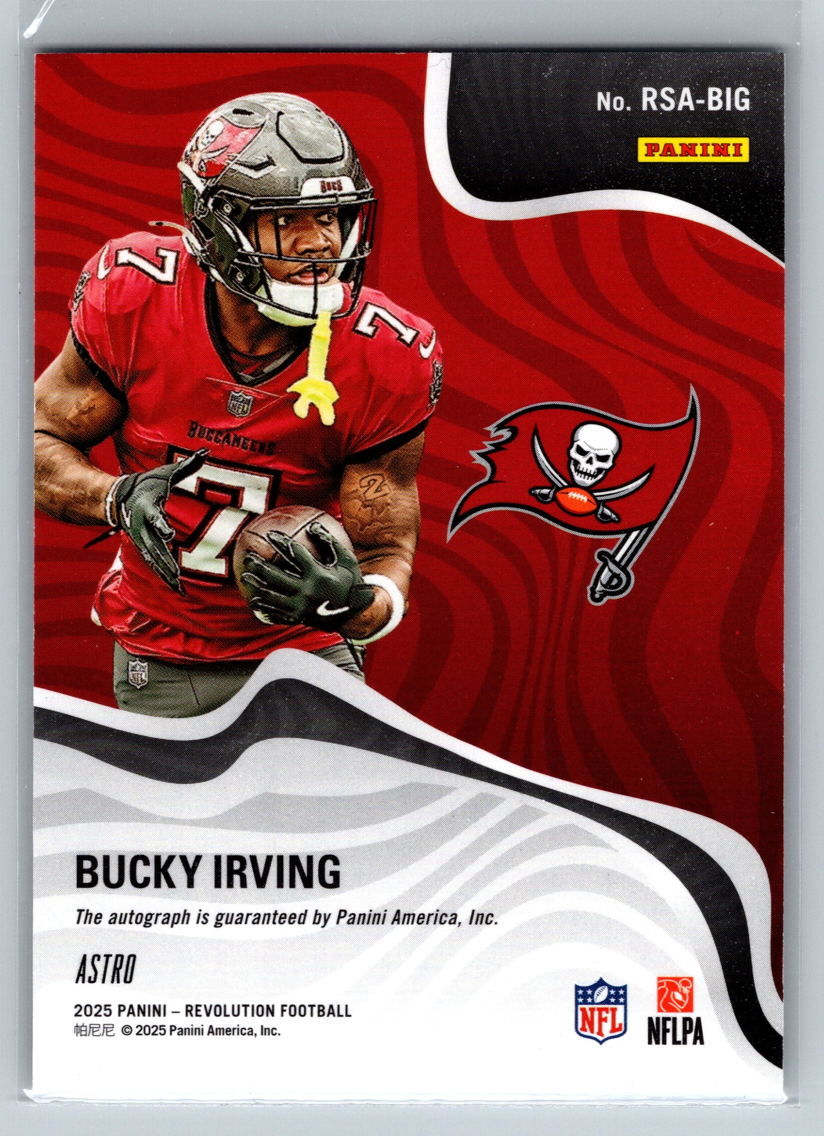 2025 Panini Revolution Bucky Irving Astro Autograph #RSA-BIG