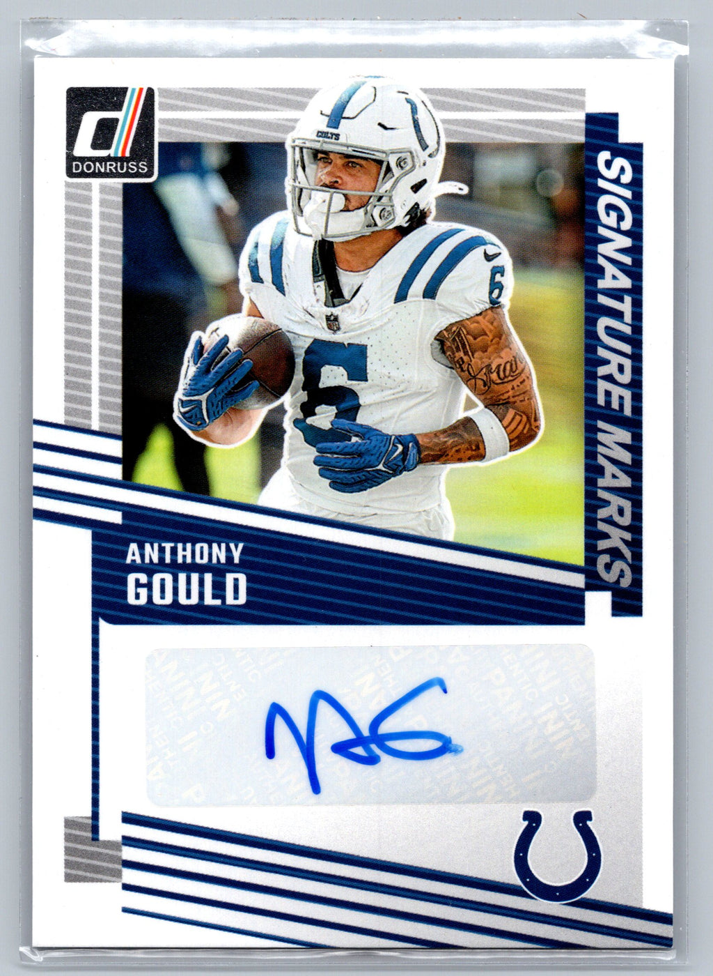 2025 Panini Donruss Anthony Gould Signature Marks Autograph #SM-AGD