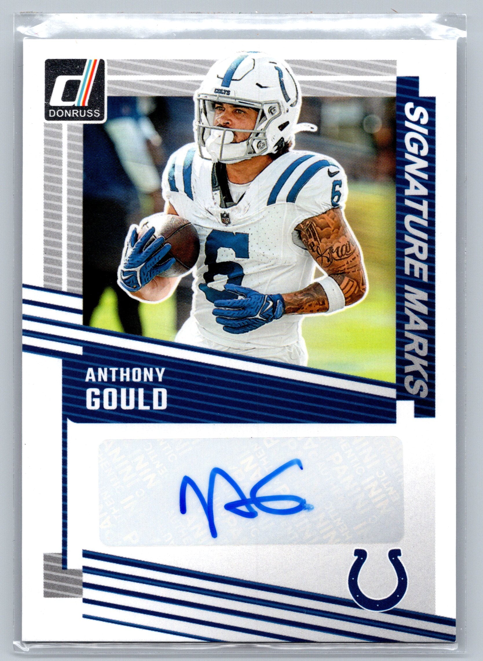 2025 Panini Donruss Anthony Gould Signature Marks Autograph #SM-AGD