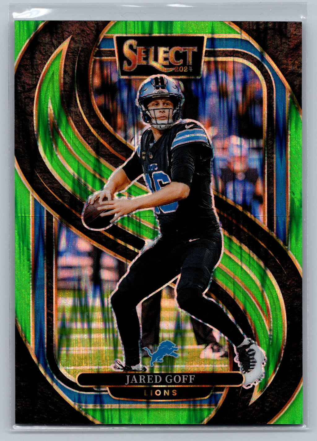 2024 Panini Select Jared Goff Green Shock Premier Level /499 #123