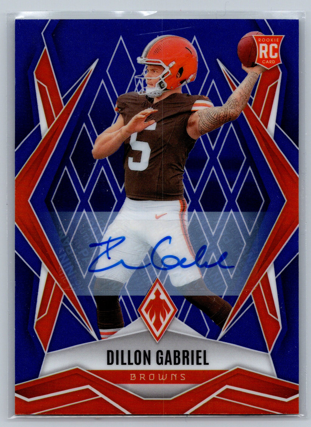 2025 Panini Phoenix Dillon Gabriel Purple Rookie Autograph /49 #175