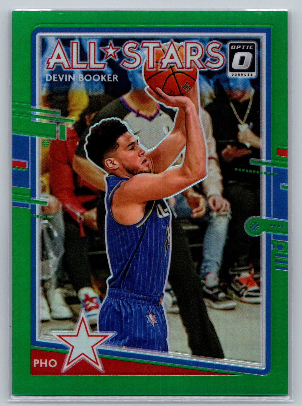 2020 Panini Optic Devin Booker Green All Stars /5 #9